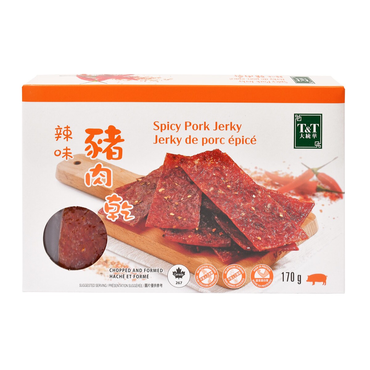 大統華辣味豬肉乾(170g) | T&T Supermarket