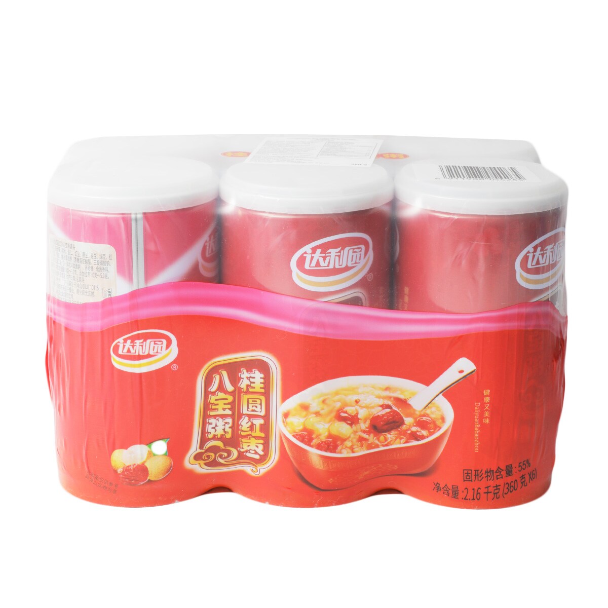 Daliyuan Longan Red Dates Mixed Porridge (360gx6) ｜ 大統華