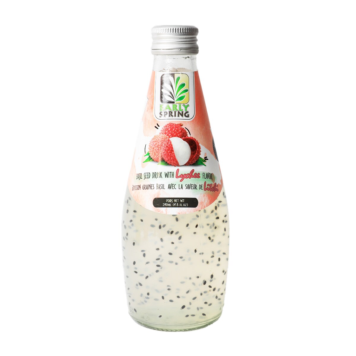 Early Spring Lychee Flavoured Basil Seed Drink (290mL) | T&T