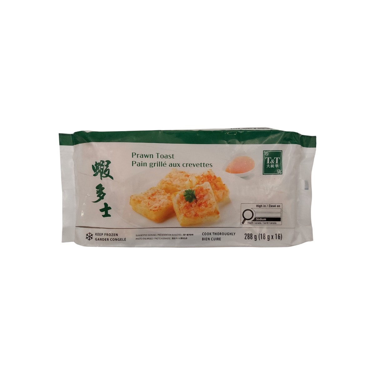 T&T Prawn Toast (16x18g) ｜ 大统华超级市场