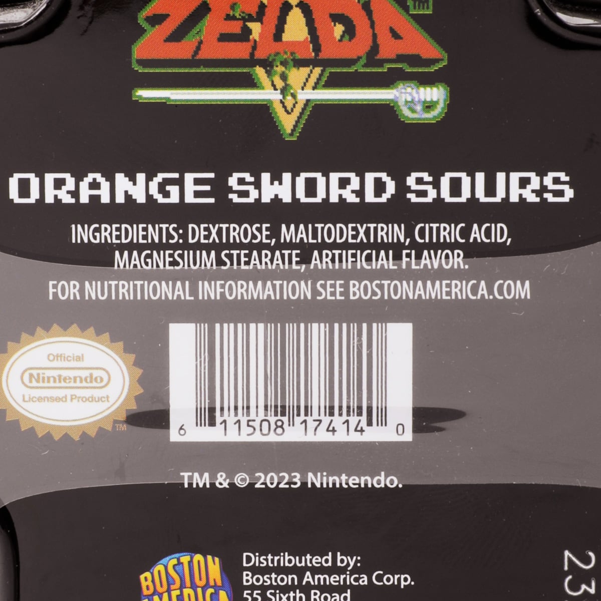 Boston Zelda Sword Sours Orange Candy (28.3g) | T&T Supermarket