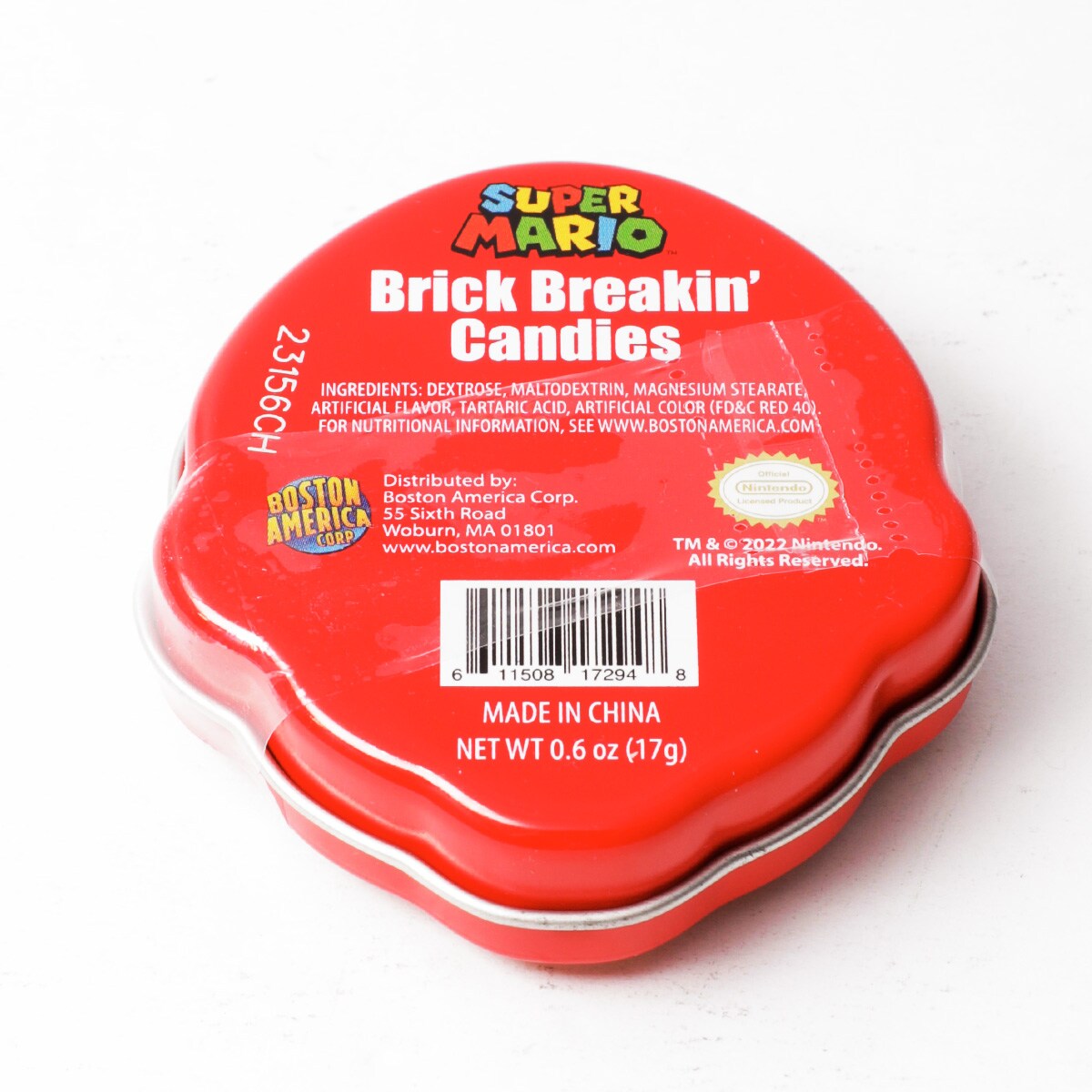 Boston America Mario Cherry Brick Breakin' Candies (17g