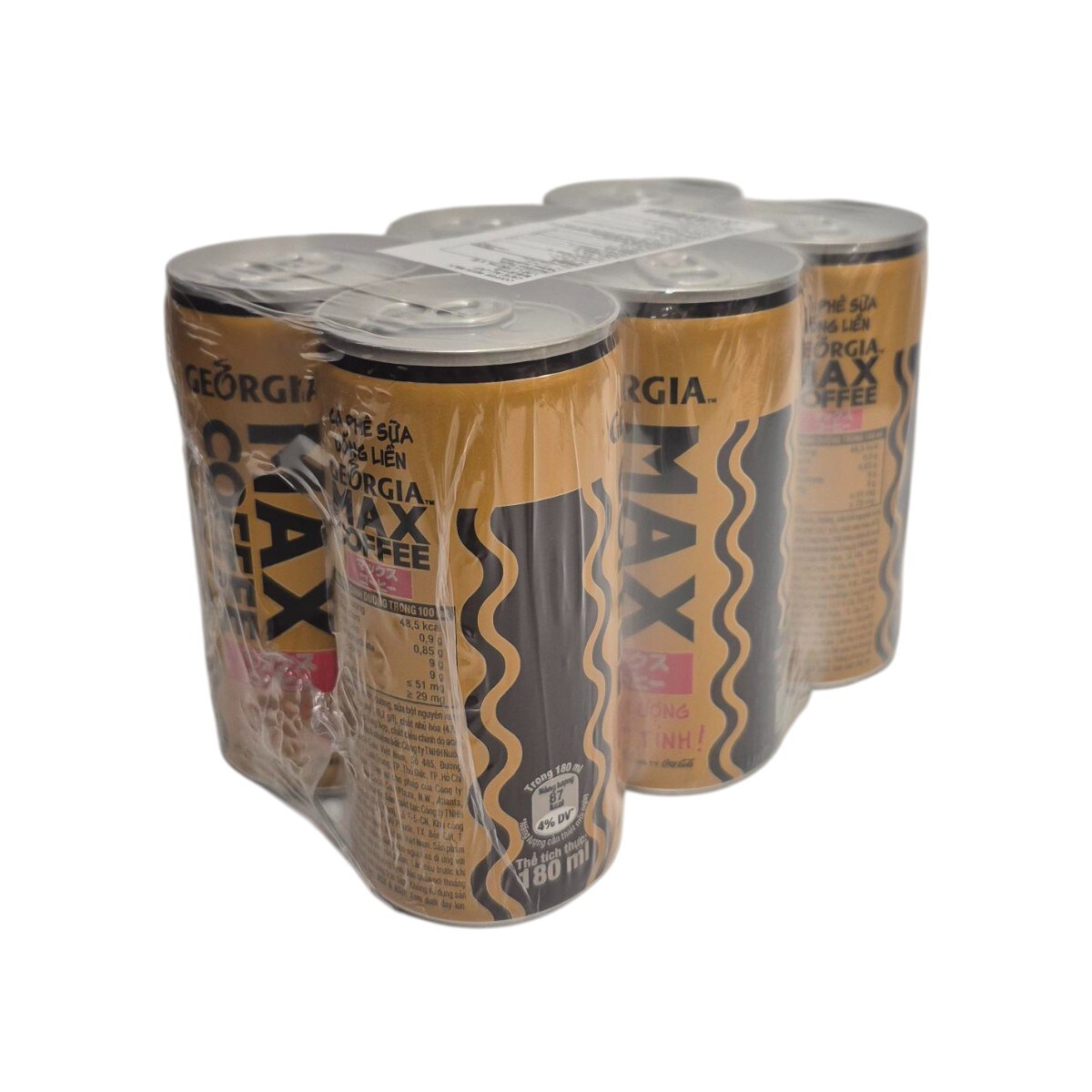 Georgia Max Coffee (180mlx6) ｜ 大統華超級市場