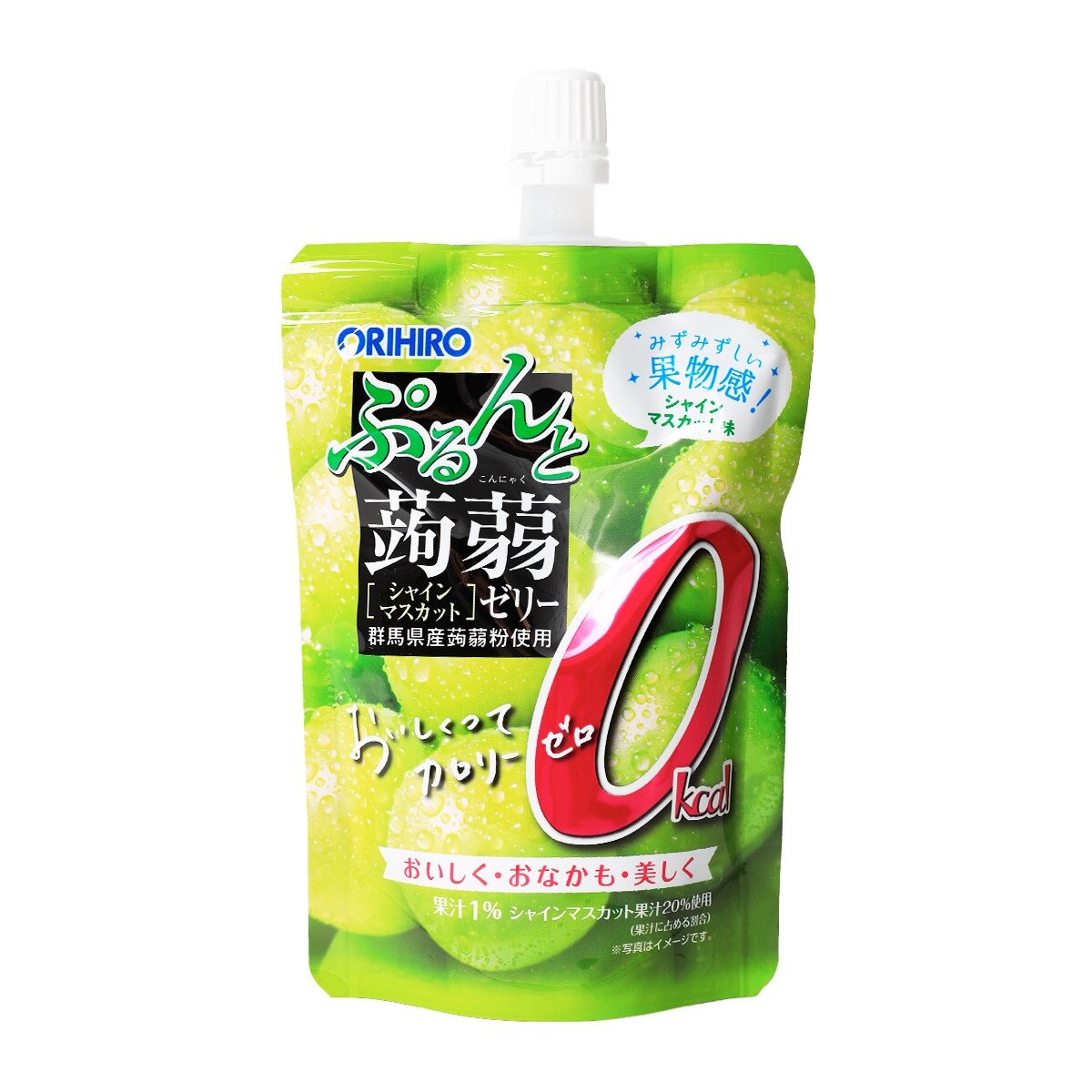 Orihiro 0 Kcal Shine Muscat Konjac Jelly Drink (130g) ｜ 大统华