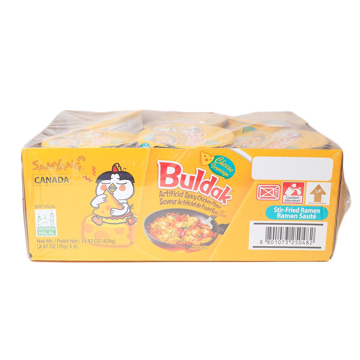 Samyang Cheese Artificial Spicy Chicken Flavour Buldak Cup (420g