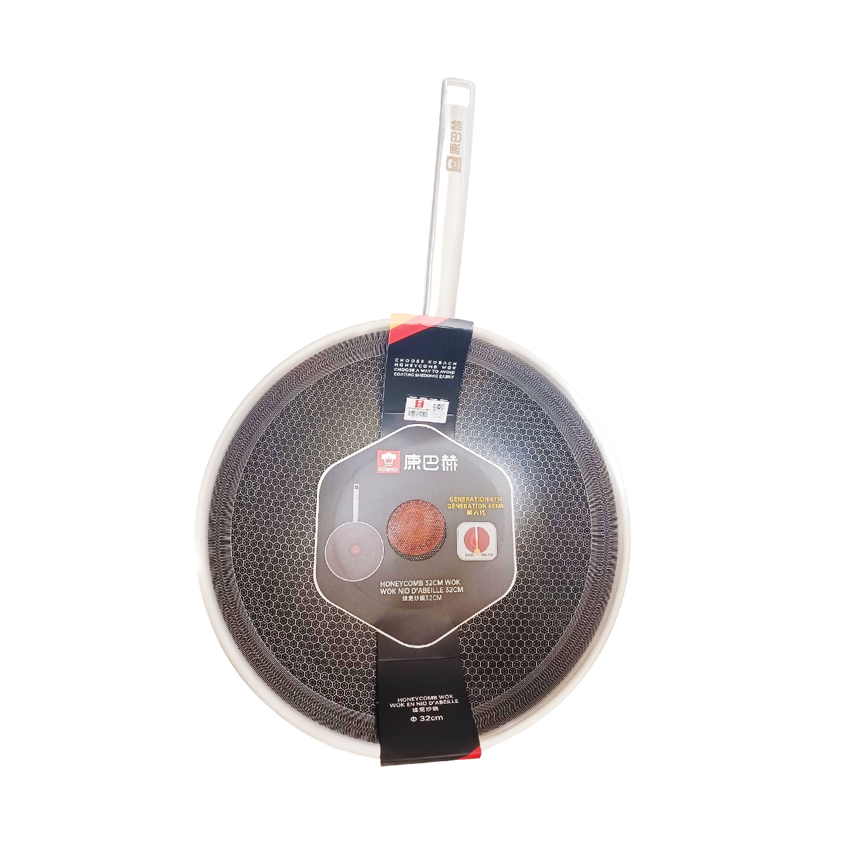 Kobach Honeycomb Generation 6th Wok (32cm) | T&T Supermarket