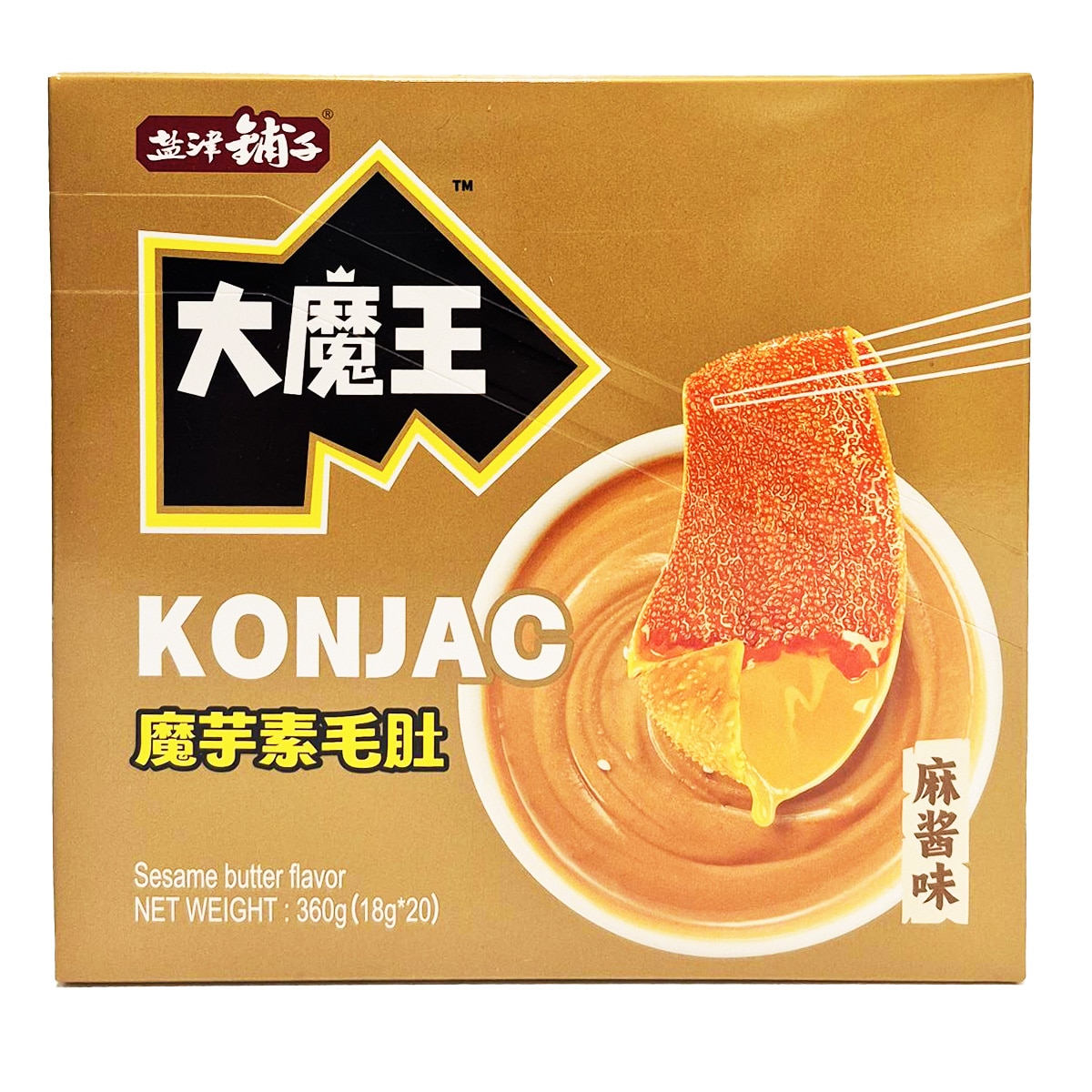 Yan Jin Pu Zi Sesame Butter Flavoured Konjac Tripe (20x18g) ｜ 大