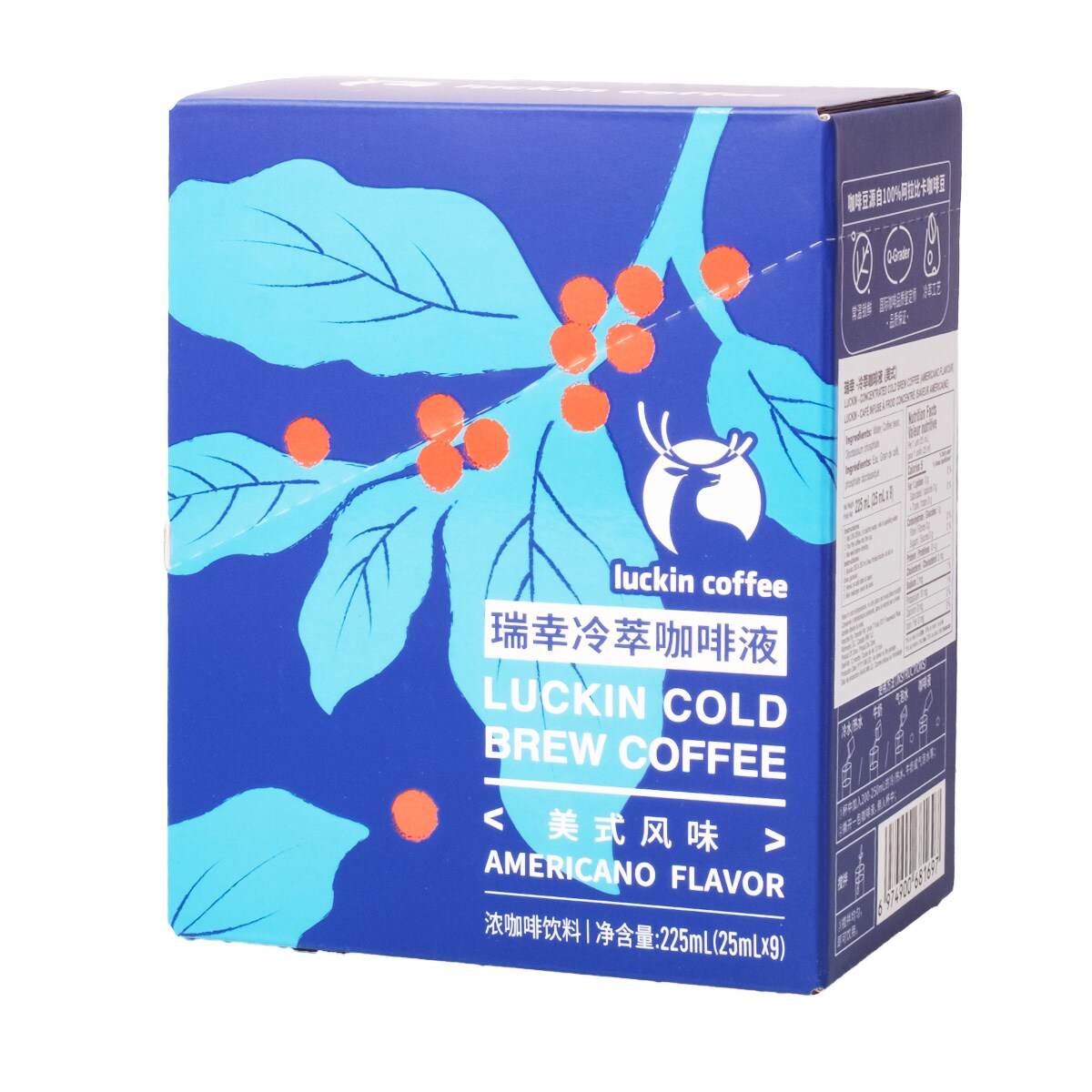 瑞幸美式冷萃咖啡液(25mLx9) ｜ T&T Supermarché