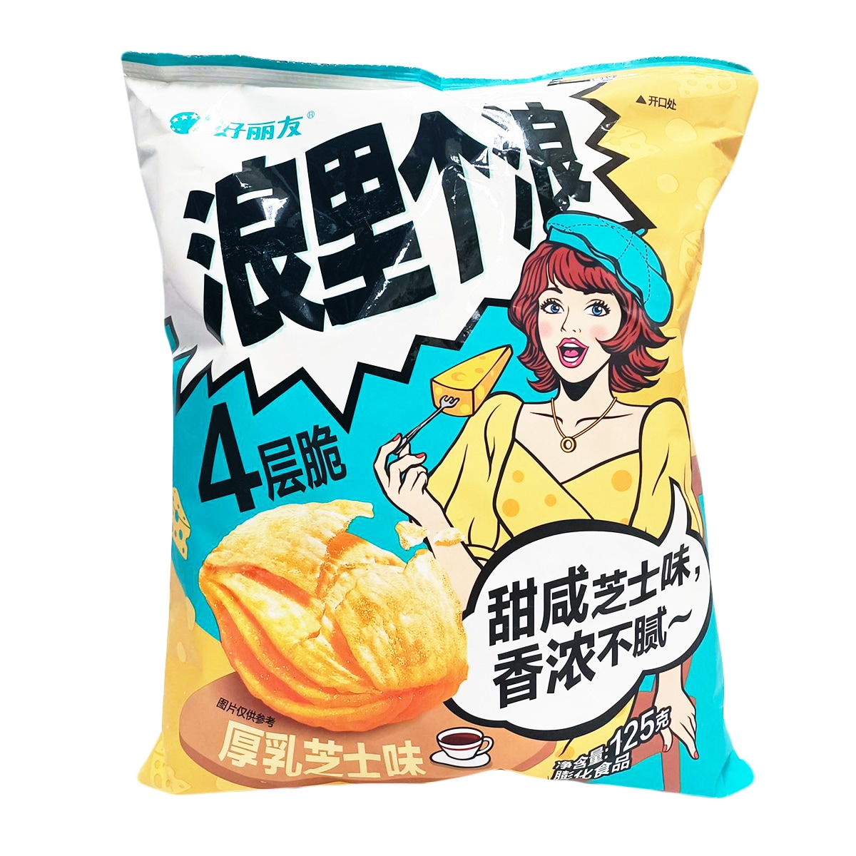 好丽友厚乳芝士乌龟饼(125g) ｜ 大统华超级市场