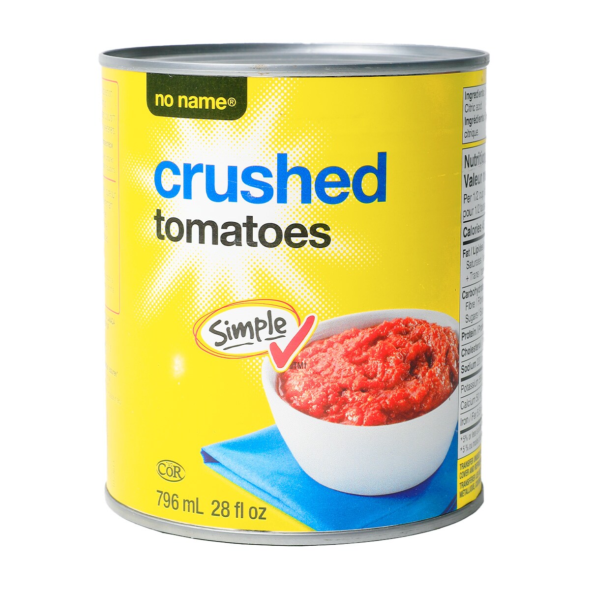 No Name Crushed Tomatoes (796ml) ｜ 大統華超級市場