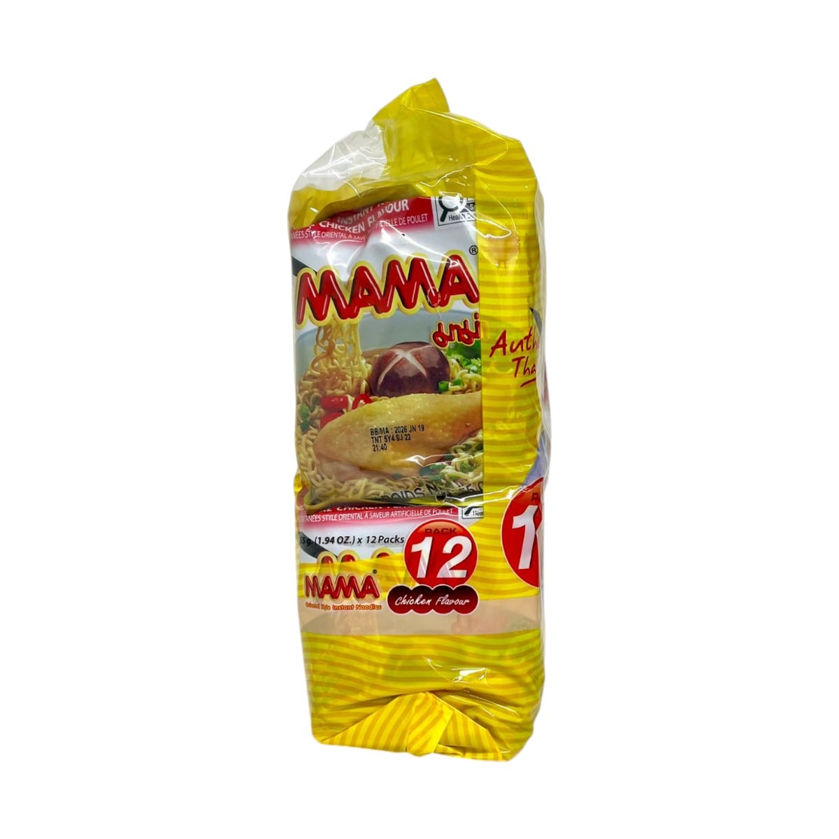 Mama Chicken Flavoured Oriental Style Instant Noodles (12x60g