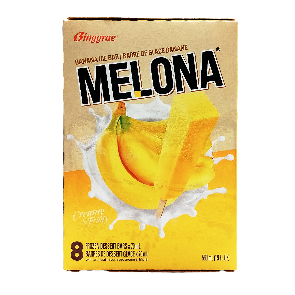 冰极香蕉冰棒(70mlx8) ｜ T&T Supermarché