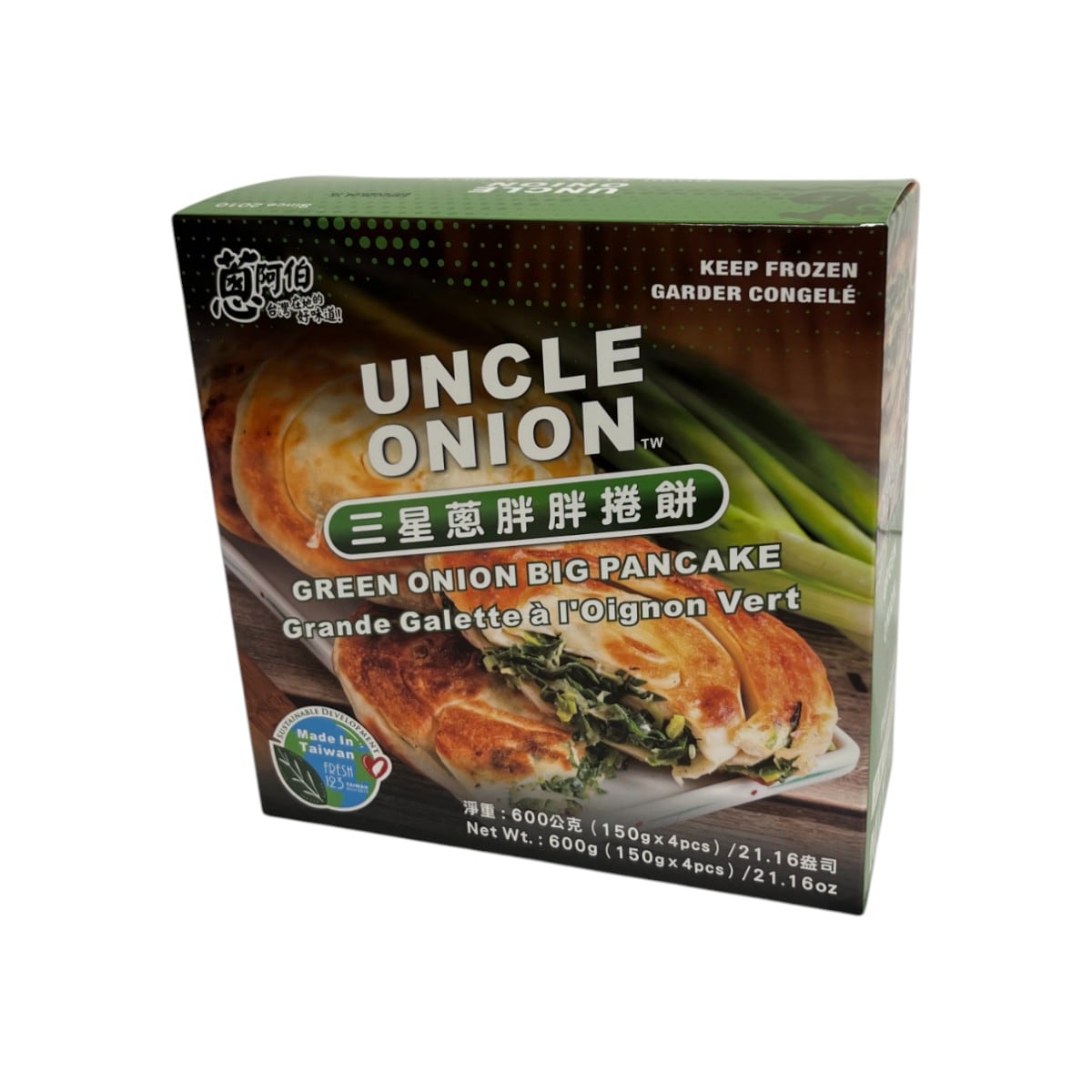 Uncle Onion Green Onion Pancake (600g) ｜ T&T Supermarché