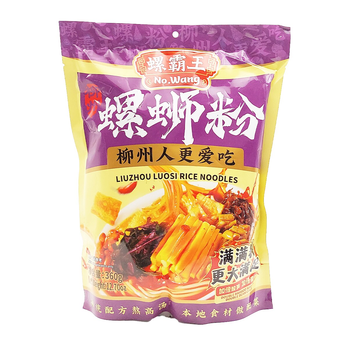 螺狮粉 螺狮粉 螺霸王原味螺狮粉(280g) ｜ 大統華超級市場