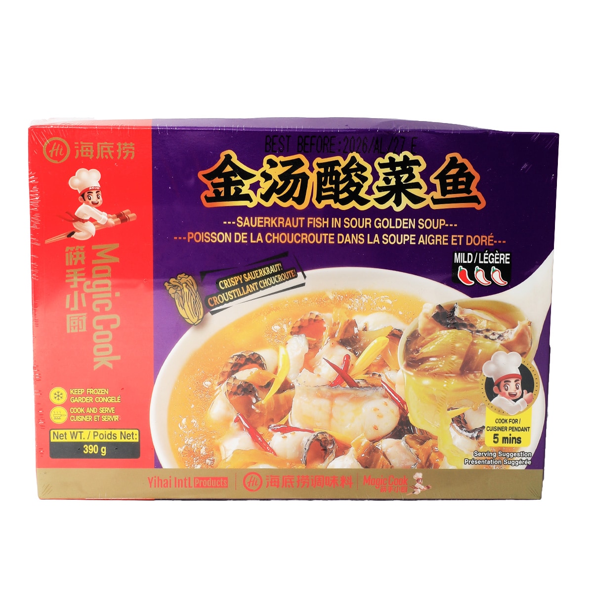 Haidilao Frozen Fish In Sour Golden Soup (390g) ｜ 大统华超级市场