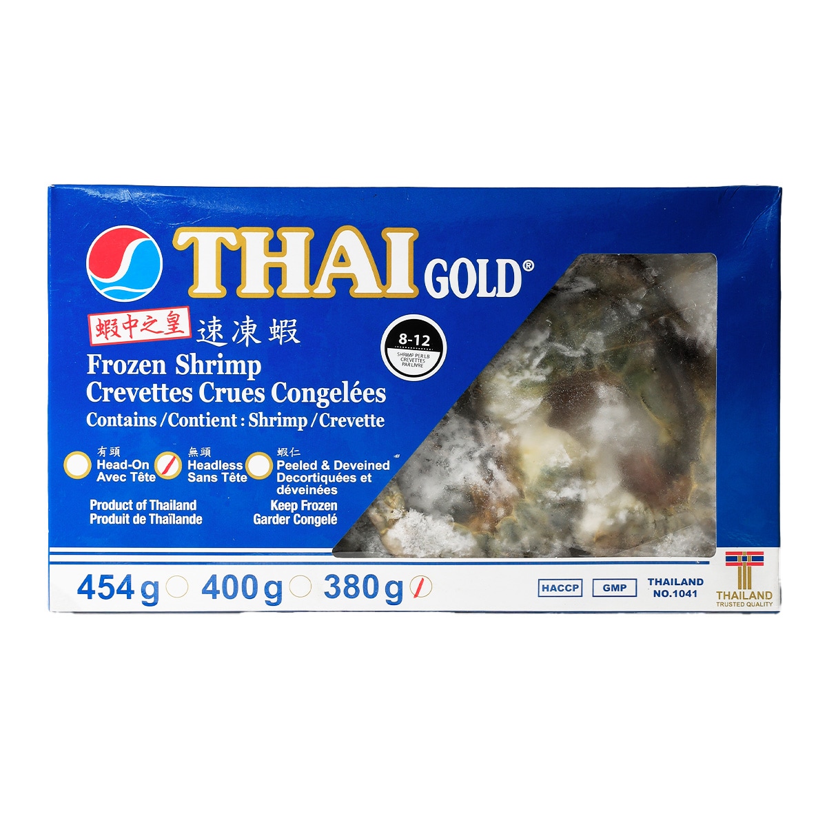 Thai Gold Headless White Shrimp 8/12 (380g) | T&T Supermarket