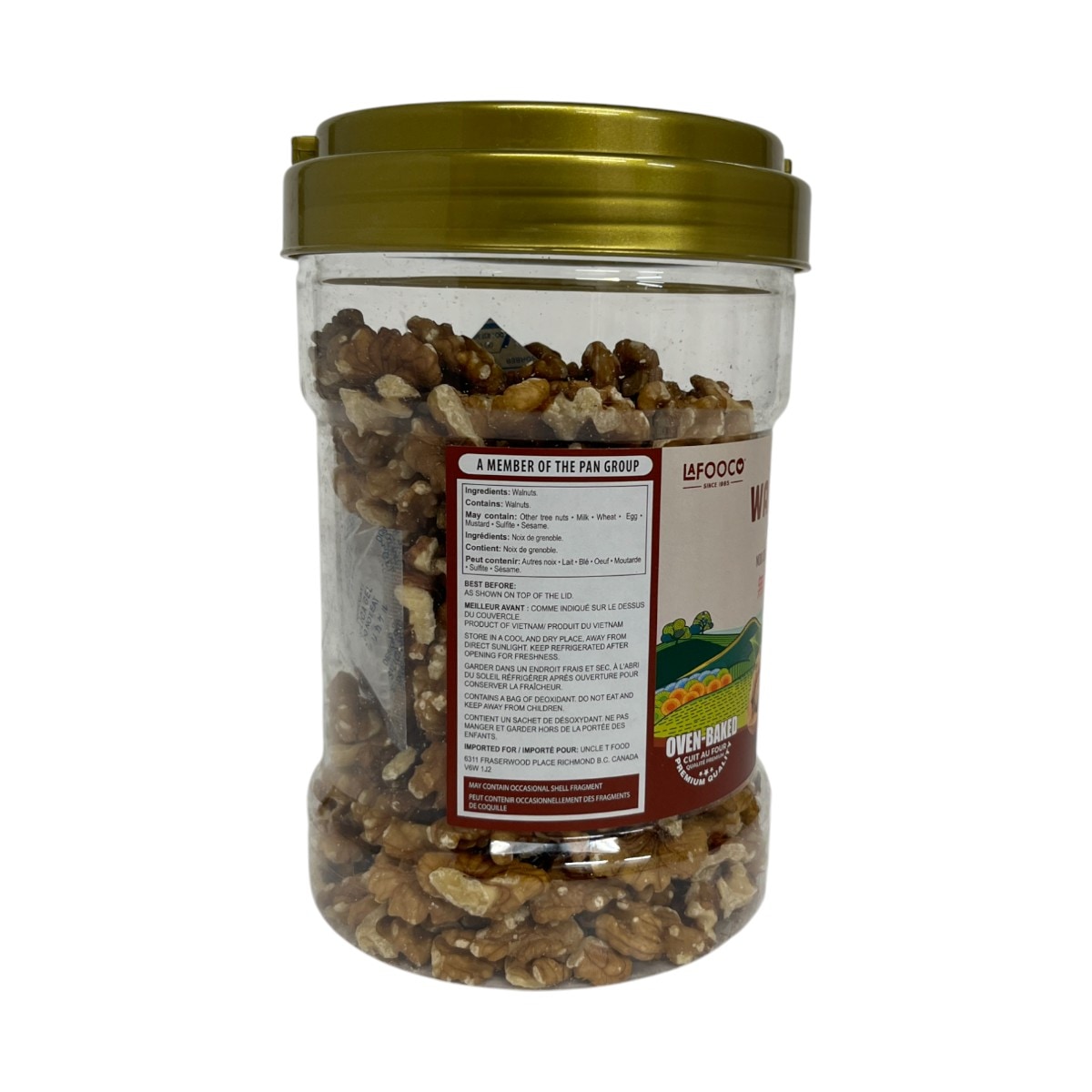 LaFOOCO Unsalted Walnuts (500g) | T&T Supermarket