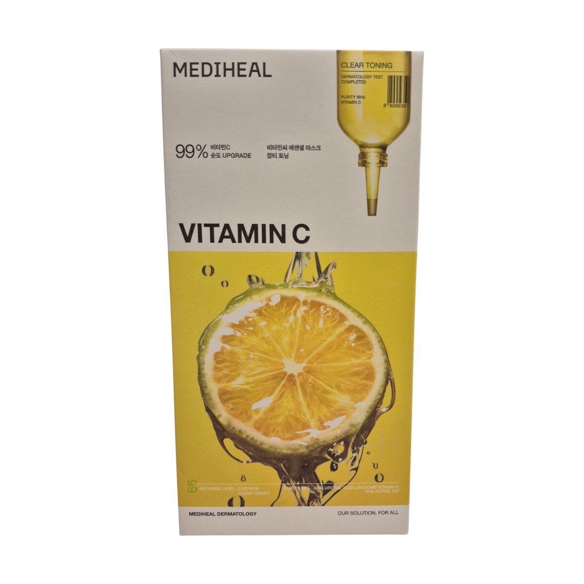 Mediheal Essential Clear Toning Mask - Vitamin C (10pcs) | T&T