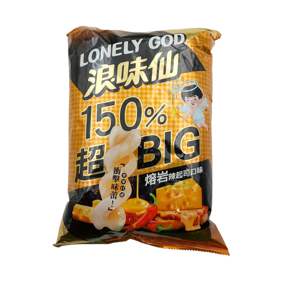 Want Want Lonely God Spicy Cheese Potato Twists (89g) ｜ 大統華