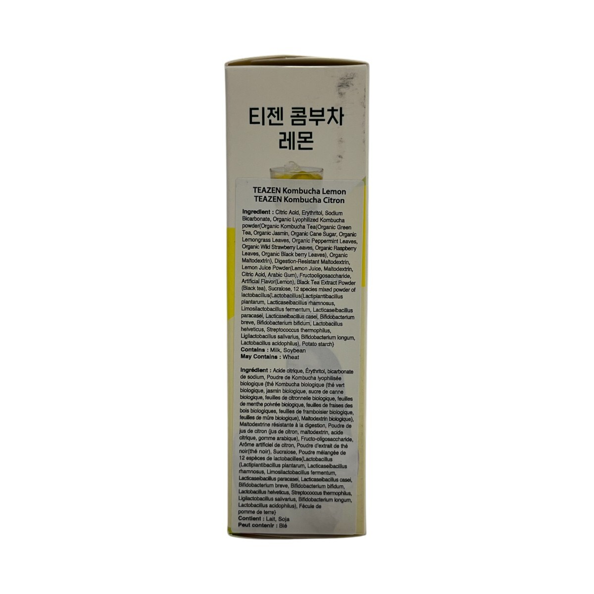 Teazen Kombucha - Lemon (10x5g) ｜ 大统华超级市场