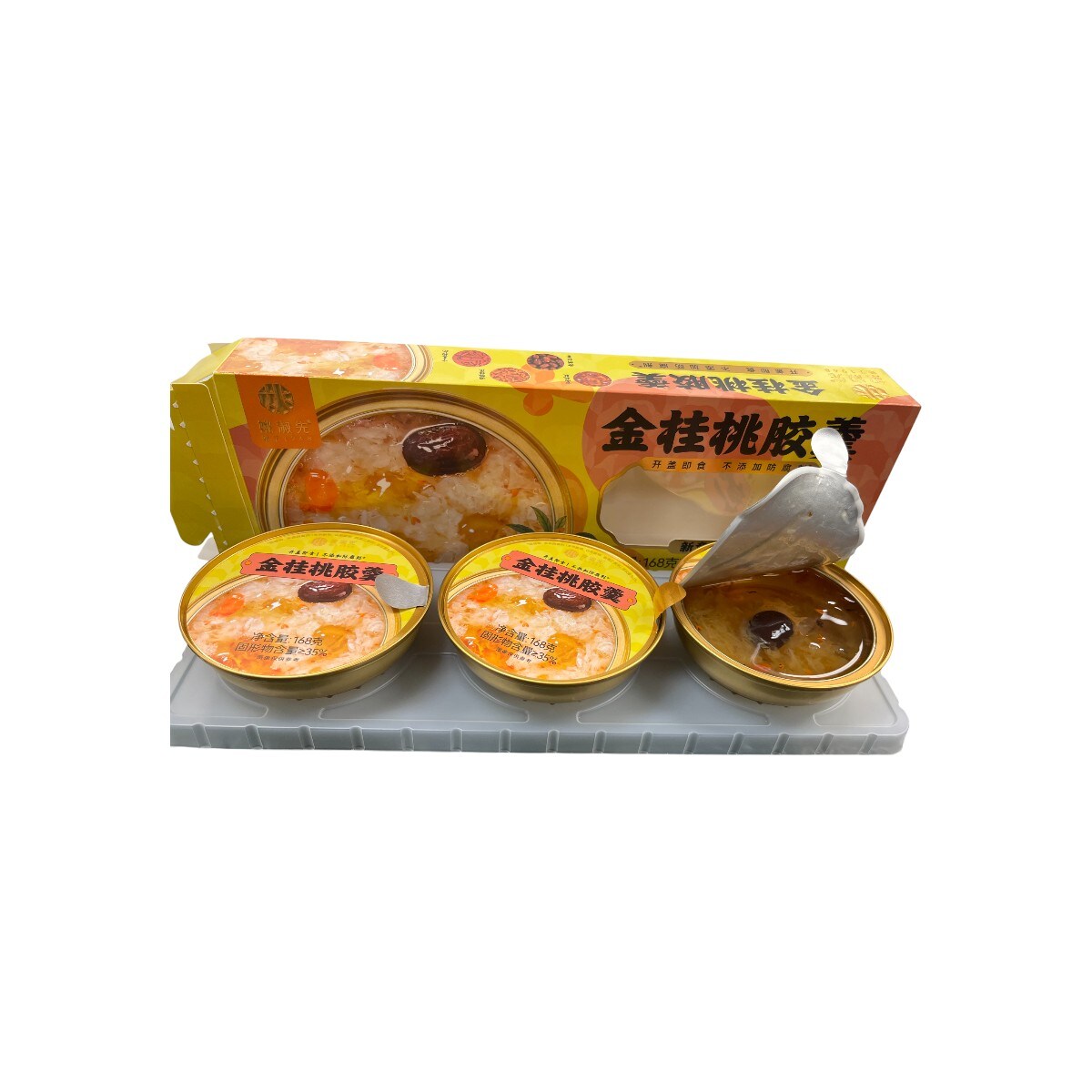 Yao Shu Xian Osmanthus Peach Gum Sweet Soup (3x168g) | T&T Supermarket