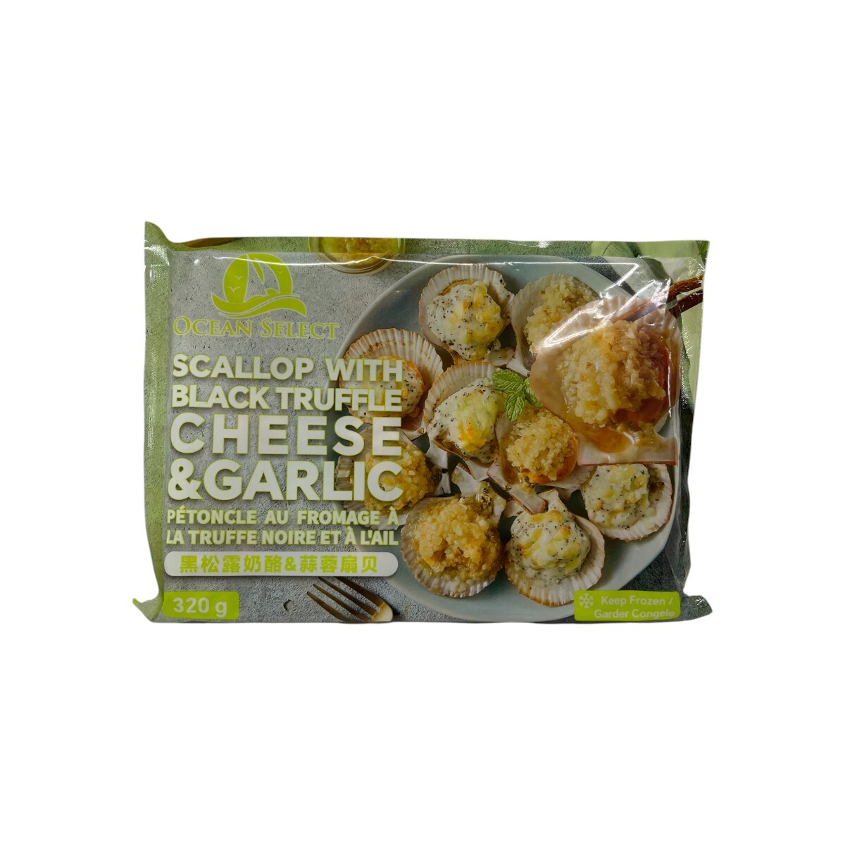 Frozen Scallop With Black Truffle Cheese & Garlic (320g) ｜ T&T