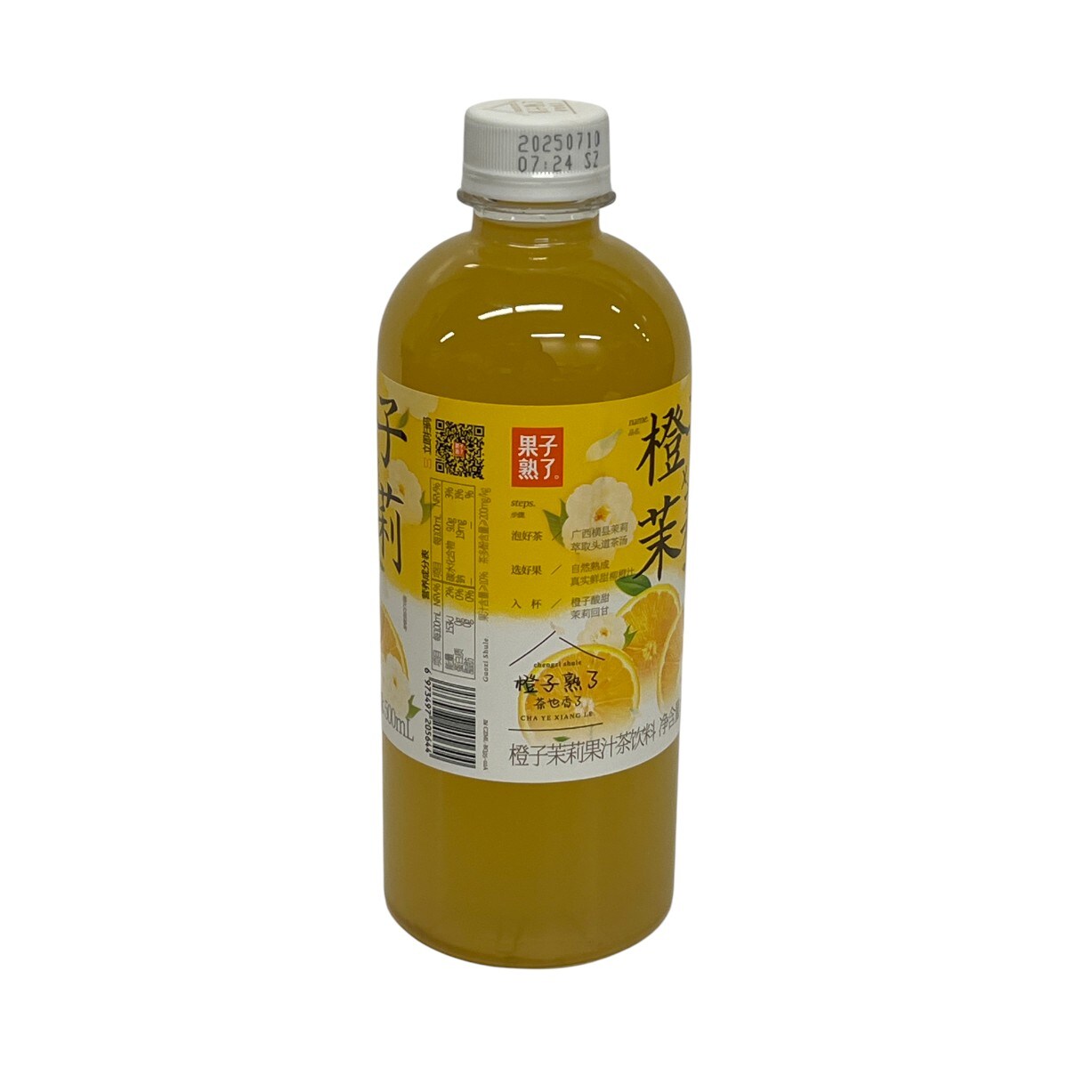 Guo Zi Shu Le Orange Jasmine Juice Tea Drink (500mL) ｜ T&T