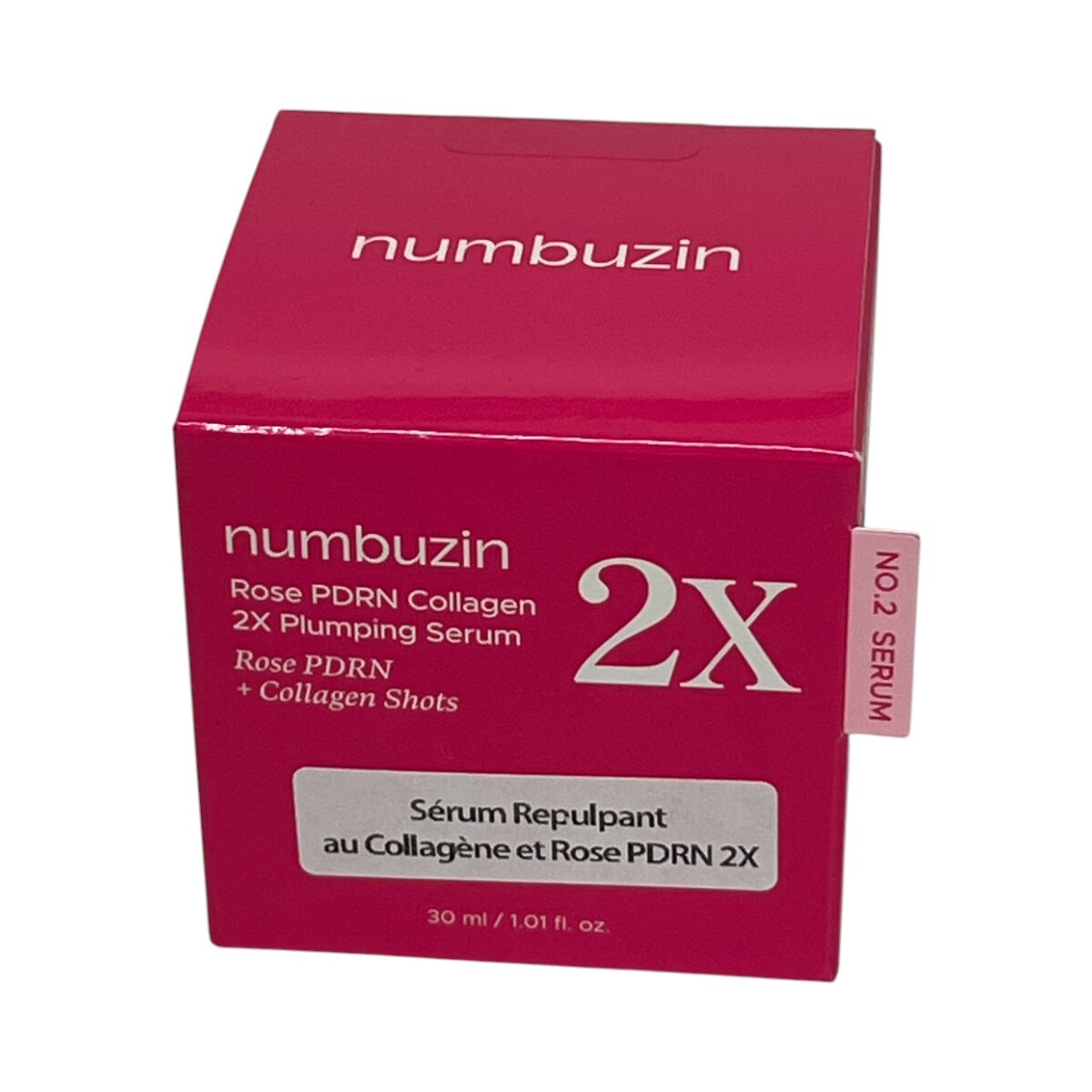 Numbuzin No.2 Rose PDRN Collagen 2X Plumping Serum (30mL) ｜ 大統