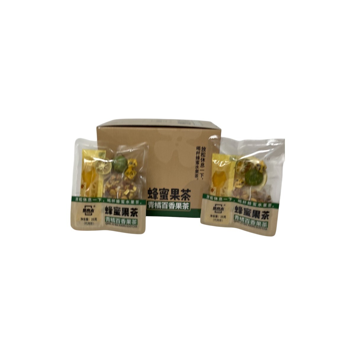 Ji Liang Mu Dried Green Mandarin Passionfruit Fruit Tea (10x25g