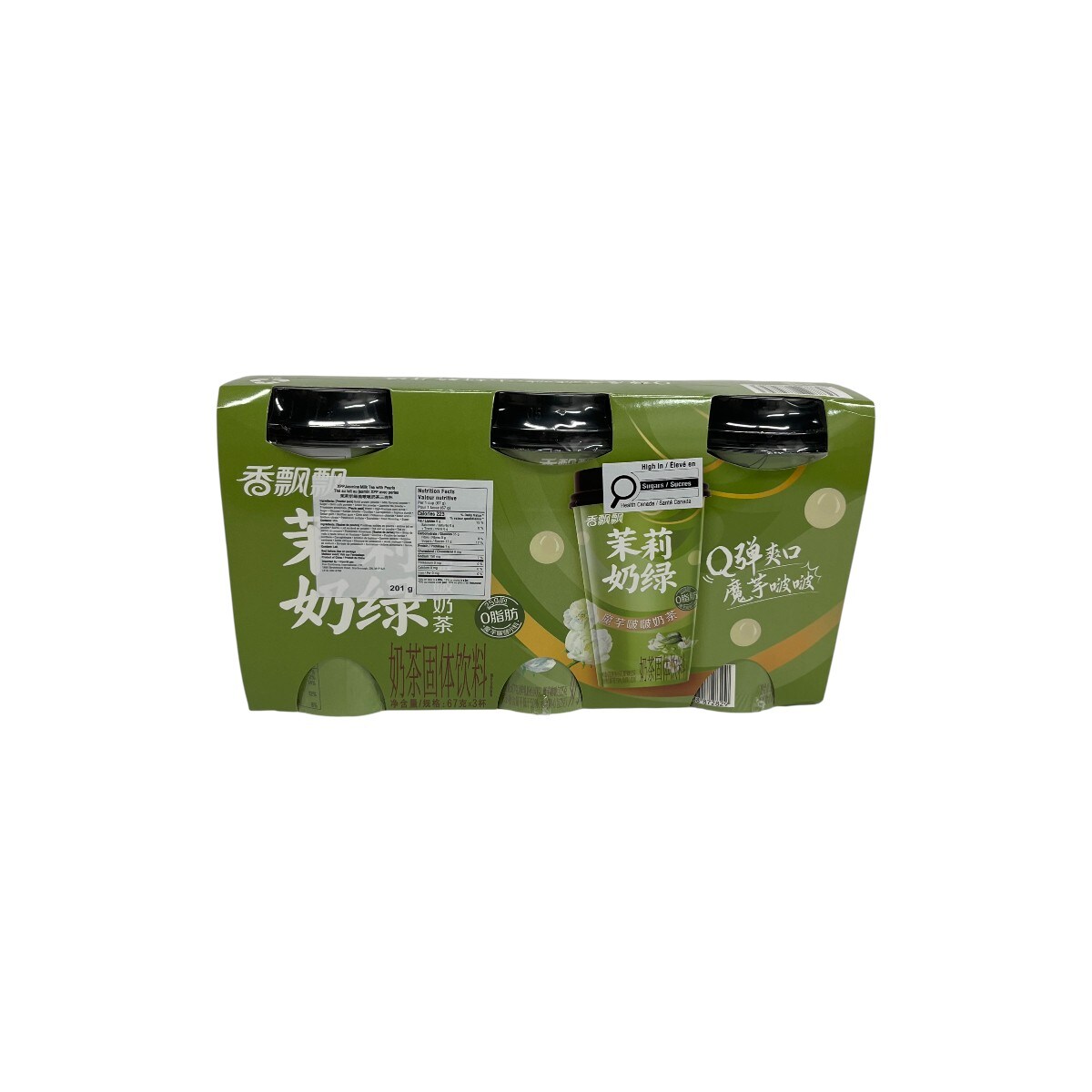 Xiang Piao Piao Boba Jasmine Milk Tea (3x67g) ｜ 大统华超级市场