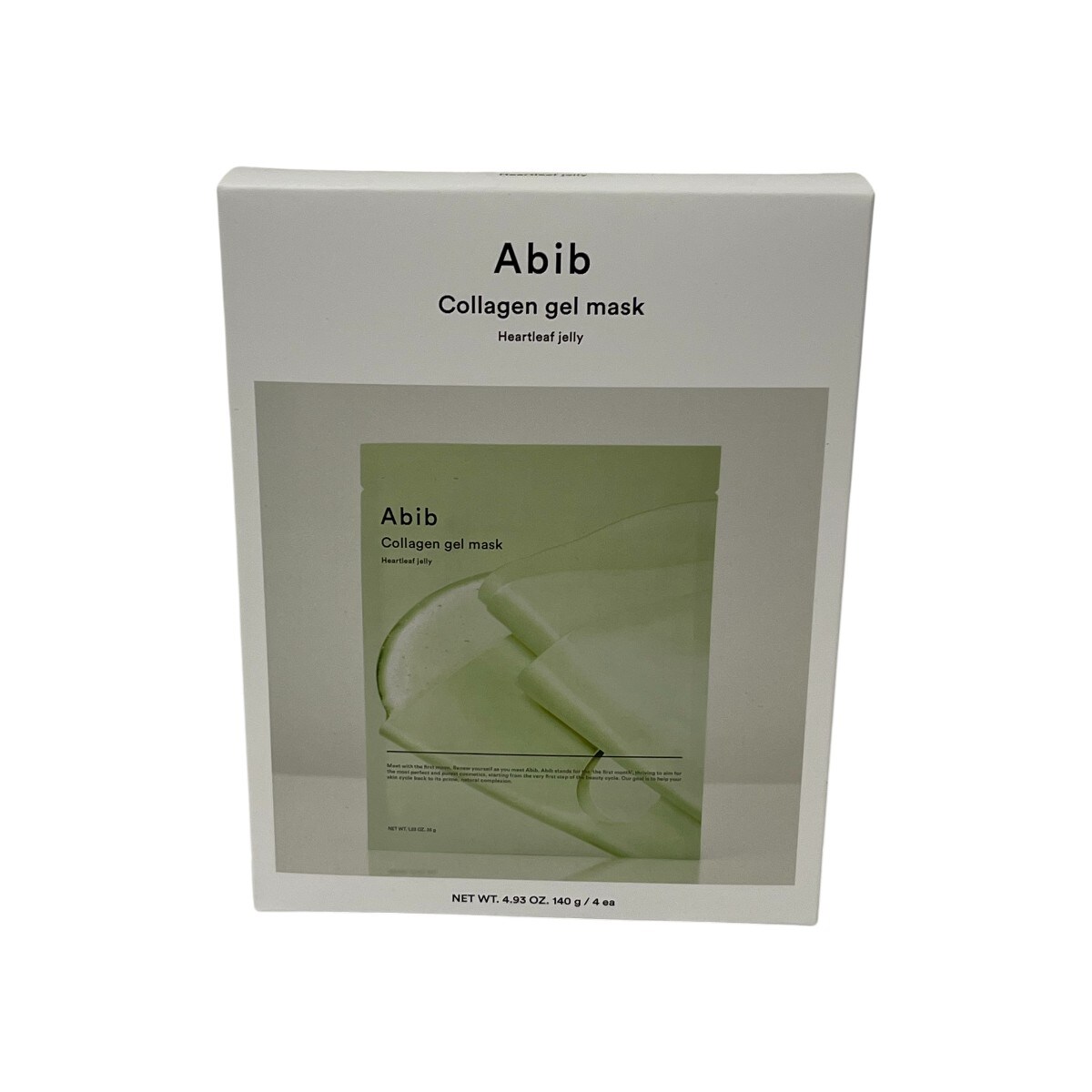 Abib Collagen Gel Mask Heartleaf (4pcs) ｜ 大统华超级市场