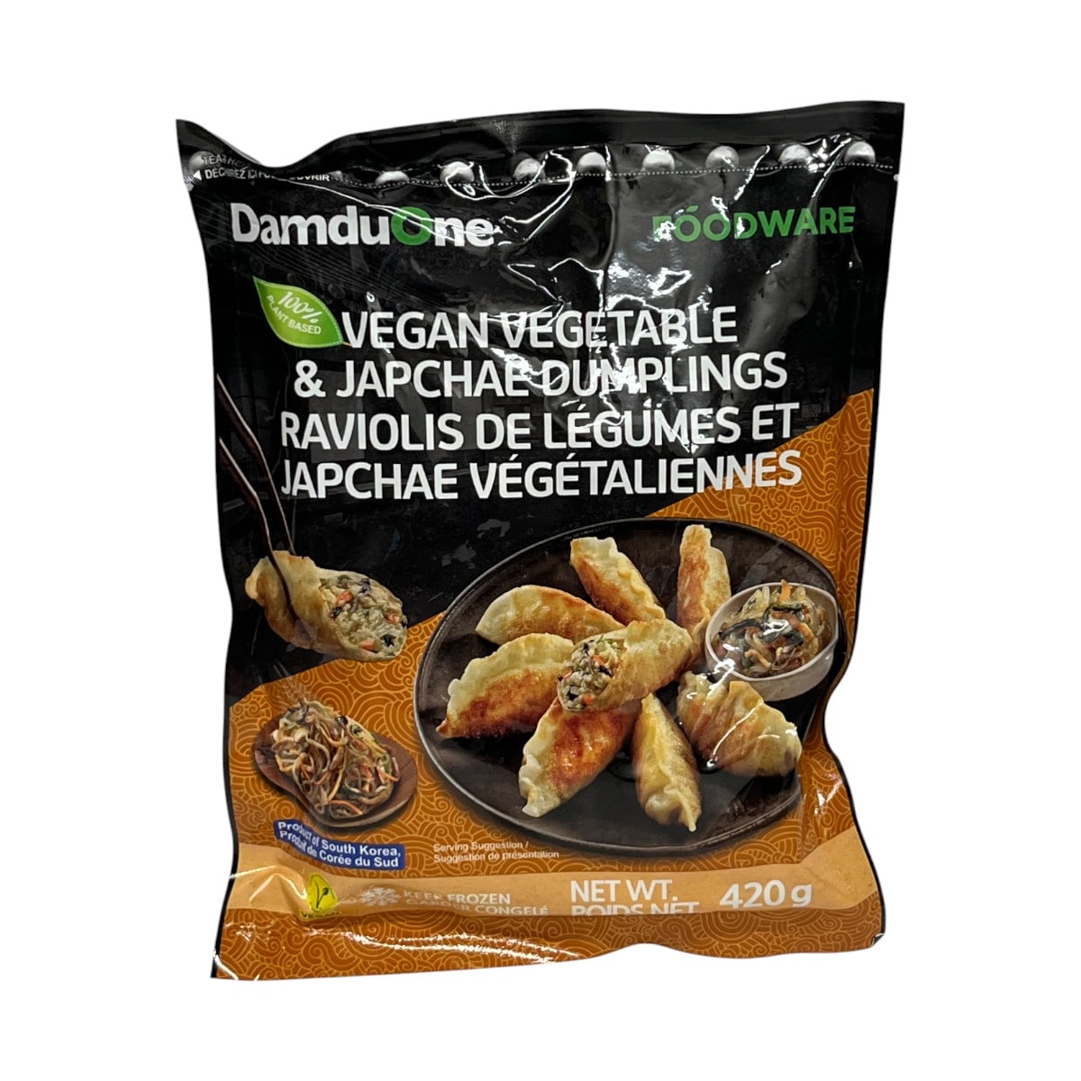 D.O.N.D.O.N． DON DON GISM Damduone Vegan Vegetable and Japchae Dumplings (420g) | T&T