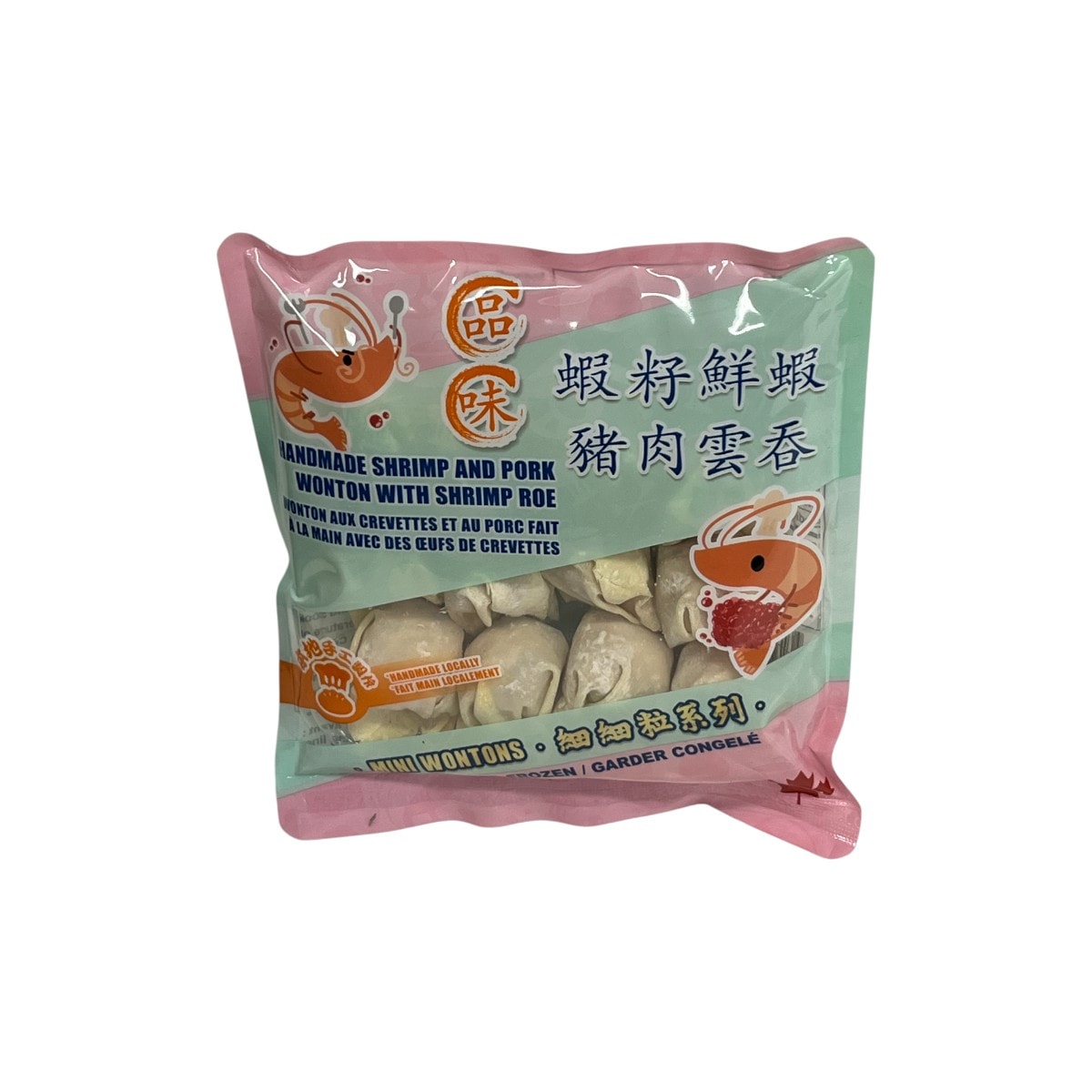 3A Food Handmade Shrimp and Pork Wonton with Shrimp Roe (160g) | T&T  Supermarket