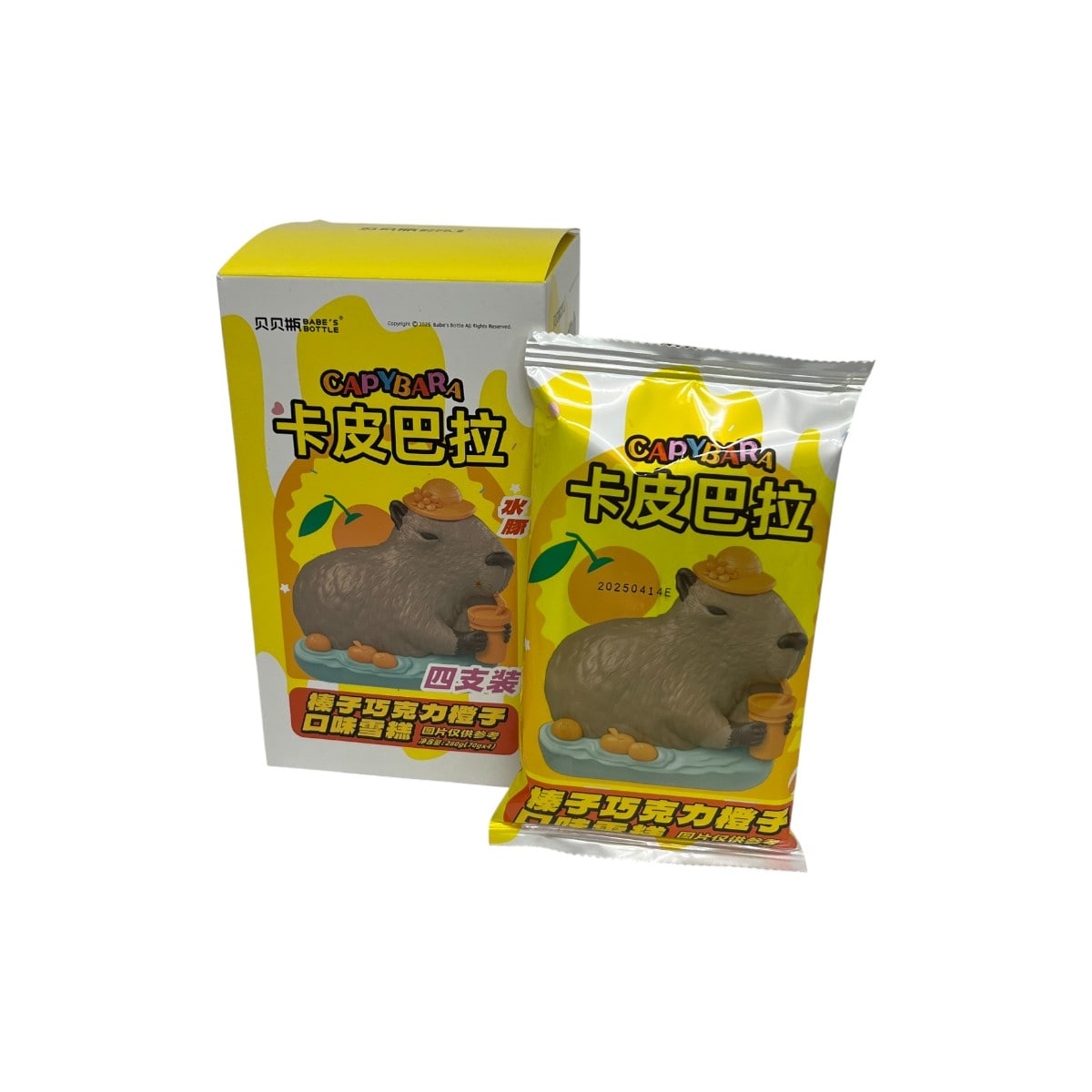 Babe's Capybara Hazelnut Chocolate Ice Bar (4x70g) ｜ 大統華超級市場