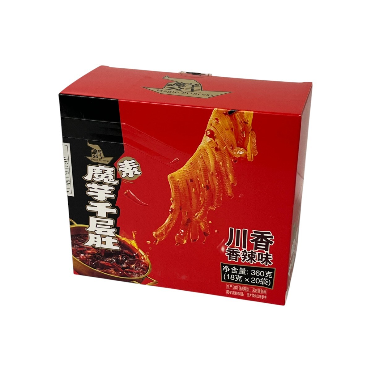 Magic Princess Sichuan Style Spicy Konjac (20x18g) ｜ 大统华超级市场