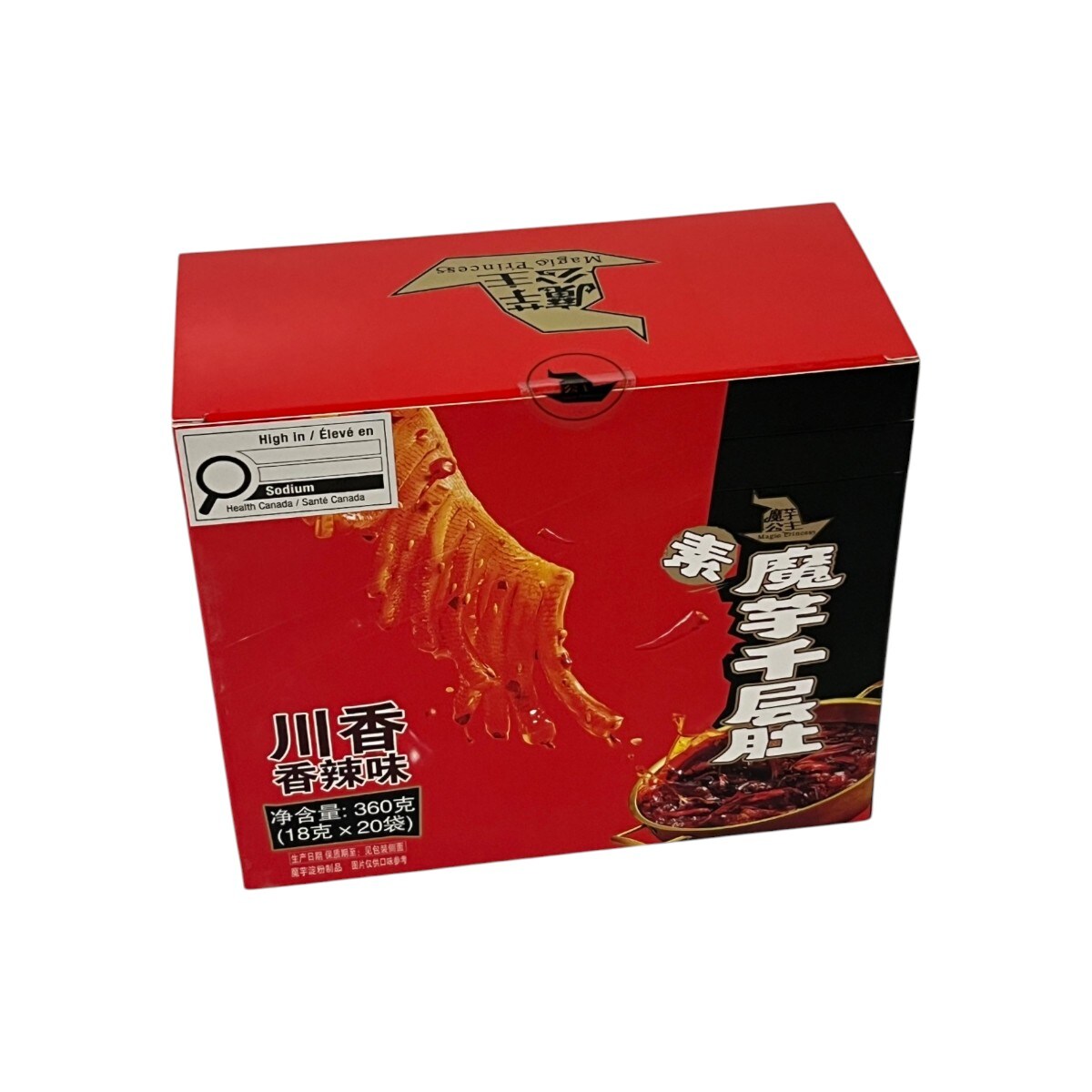 Magic Princess Sichuan Style Spicy Konjac (20x18g) ｜ 大统华超级市场