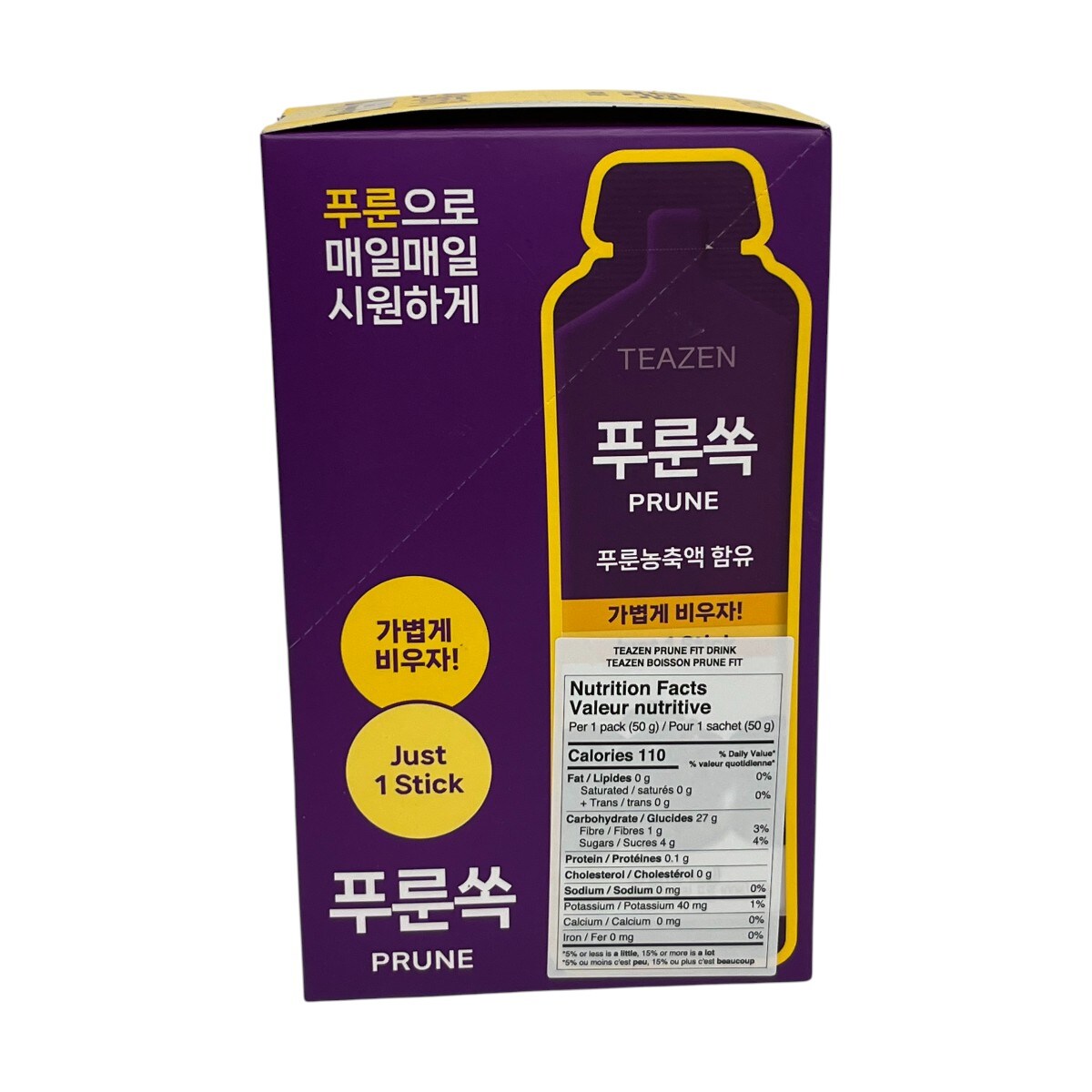 Teazen Prune Fit Drink Sticks (7pcs) | T&T Supermarket