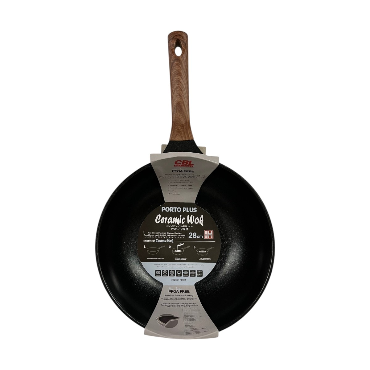 Porto Plus Non-Stick Wok (28cm) ｜ T&T Supermarché