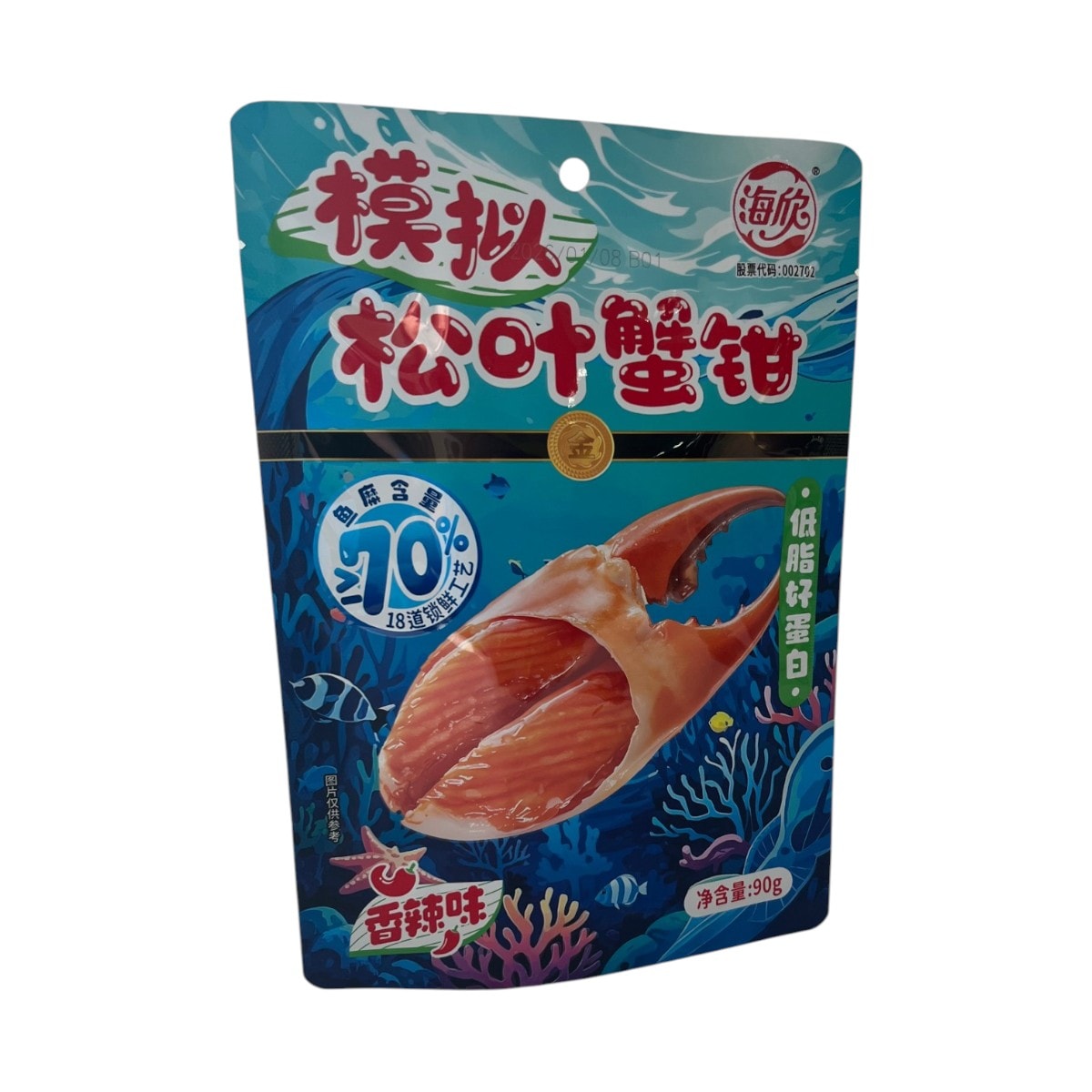 Hai Xin Spicy Flavoured Imitation Snow Crab Claws (90g) ｜ 大统华
