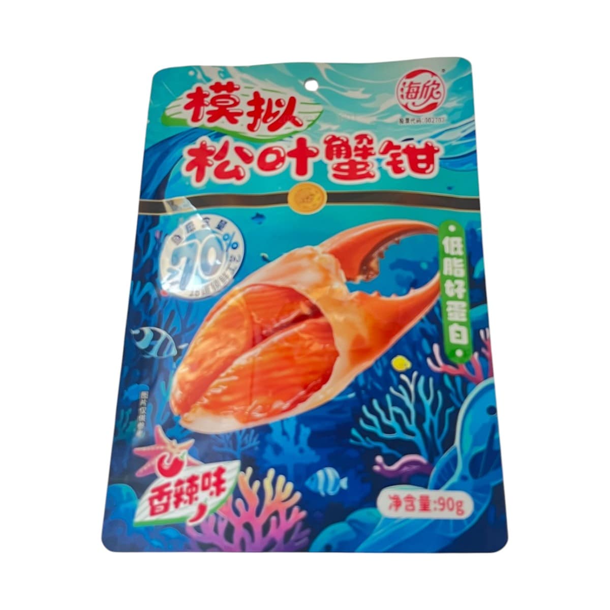 tarohinahana出品 Hai Xin Spicy Flavoured Imitation Snow Crab Claws (90g) ｜ 大统华