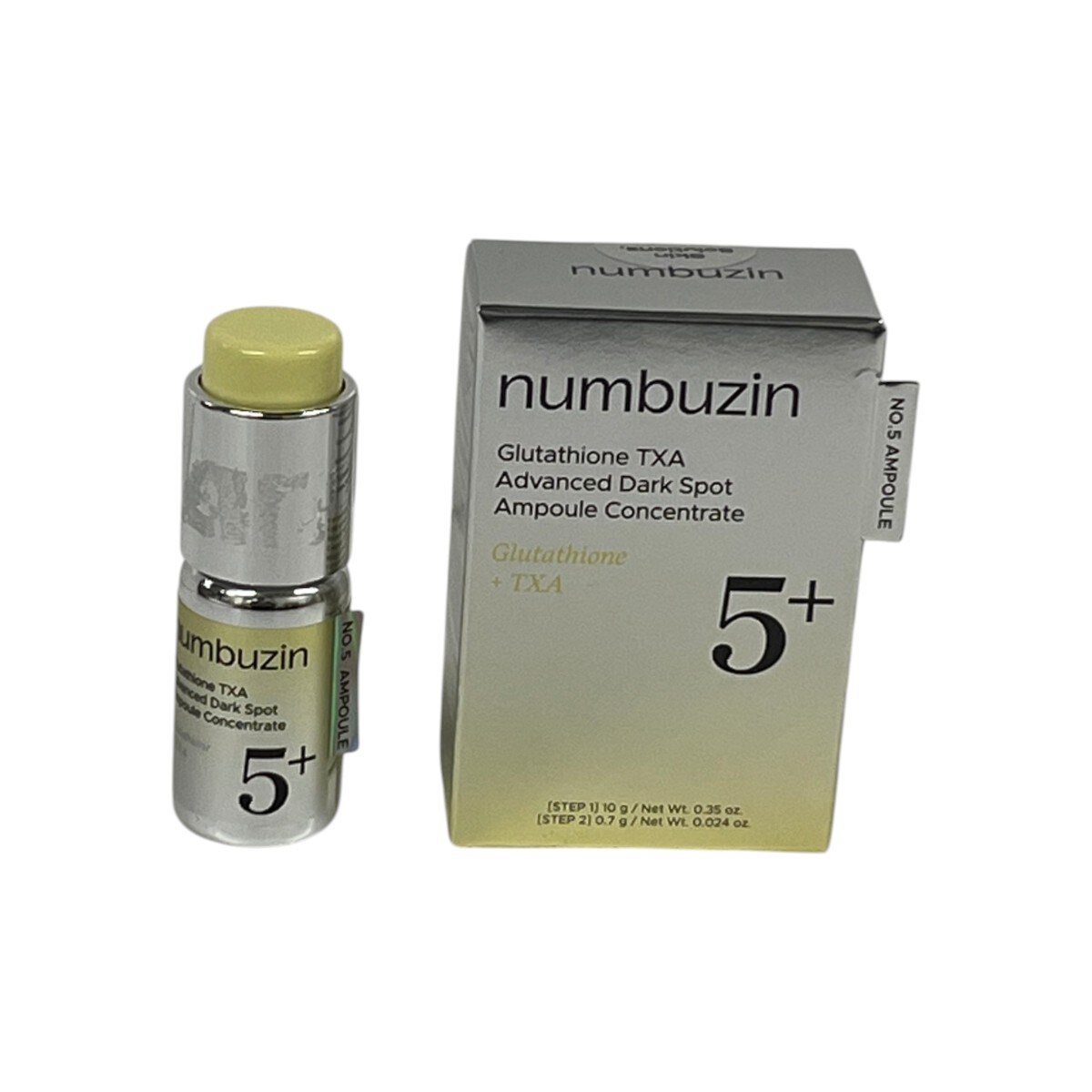 numbuzin - no.5 glutathione txa advanced dark spot ampoule concentrate numbuzin No.5 Glutathione TXA Advanced Dark Spot Ampoule Concentrate main image 1