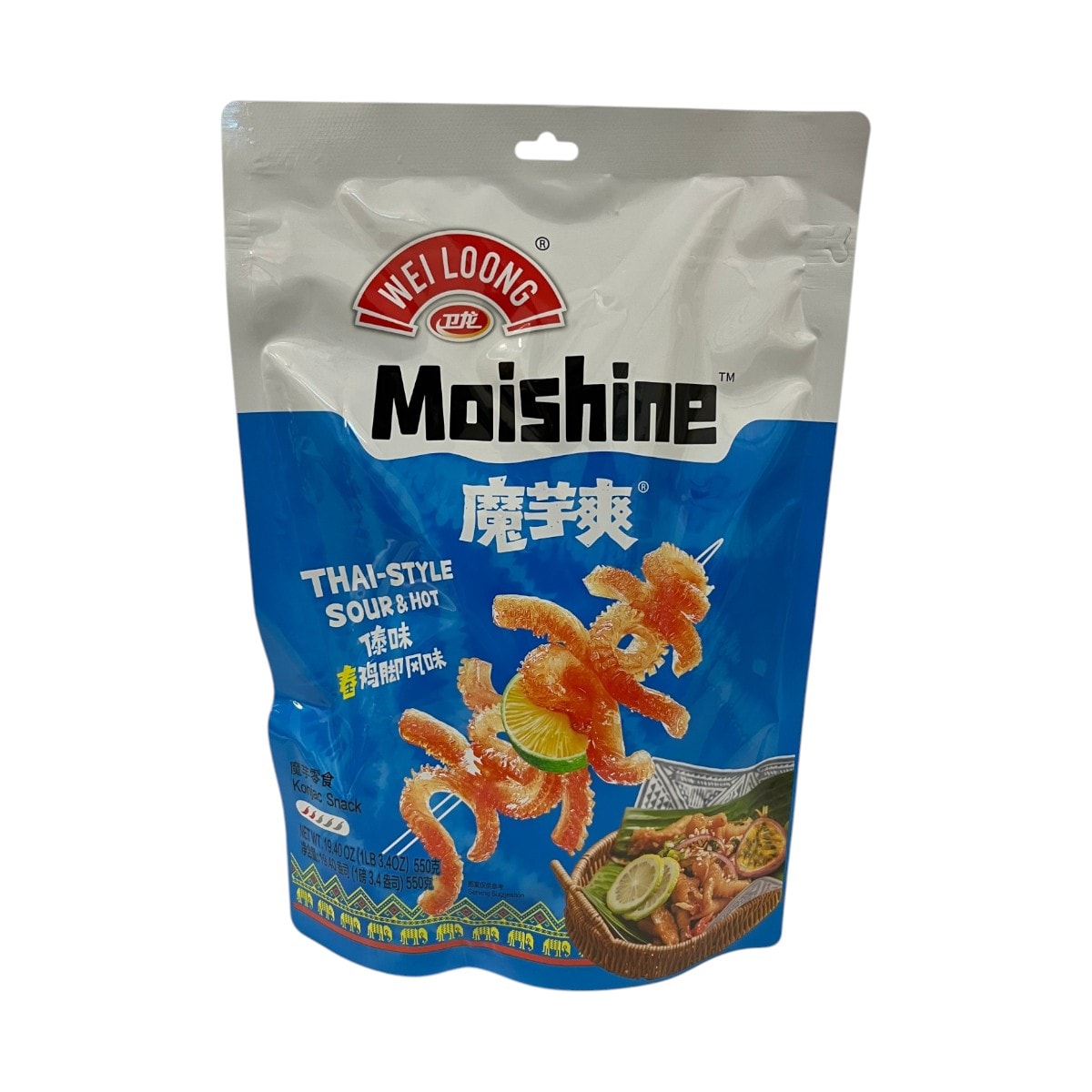 Wei Long Thai Style Sour Spicy Konjac Jelly Large (550g) ｜ 大統華