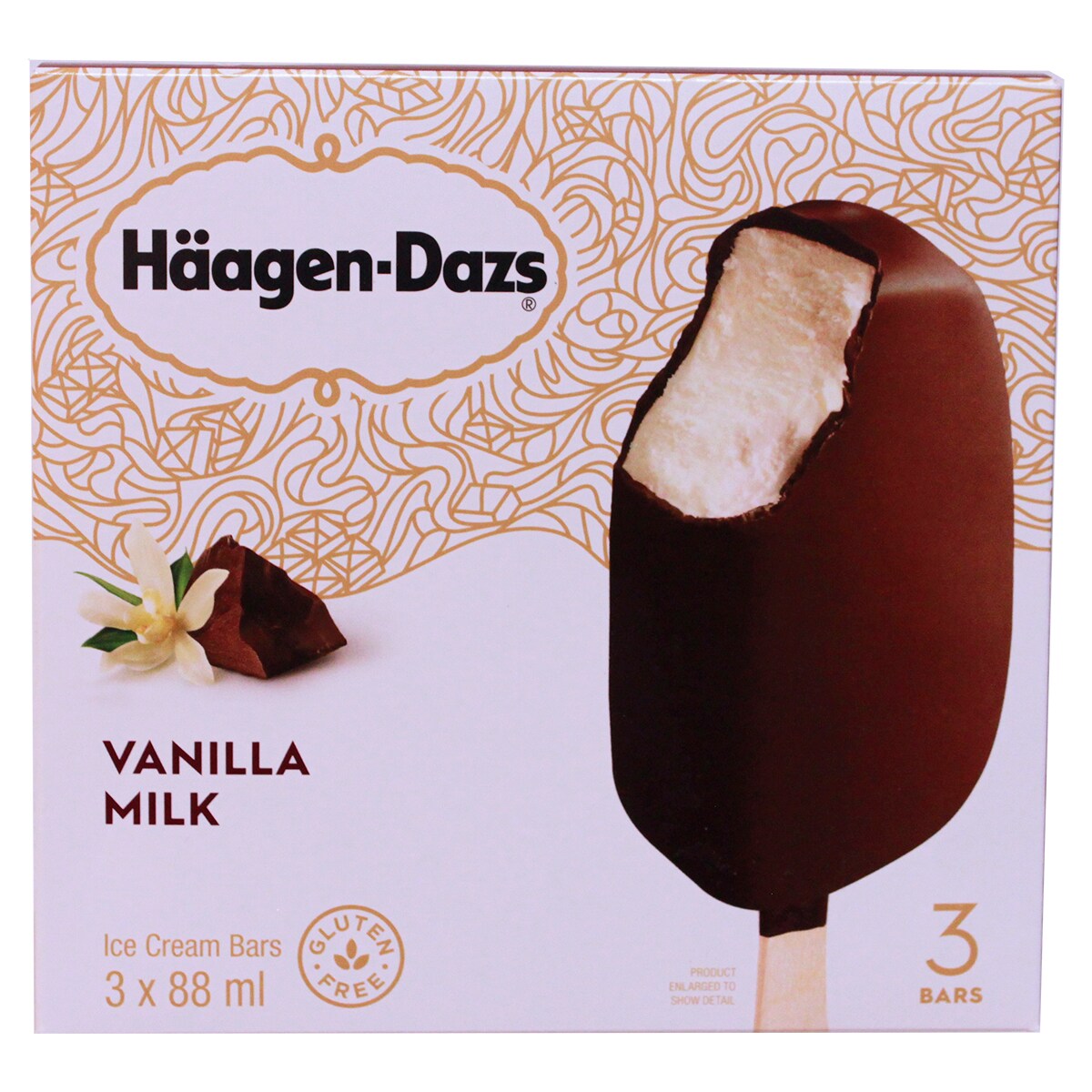 Haagen Dazs Vanilla & Chocolate Ice Cream Bars (3x88mL)