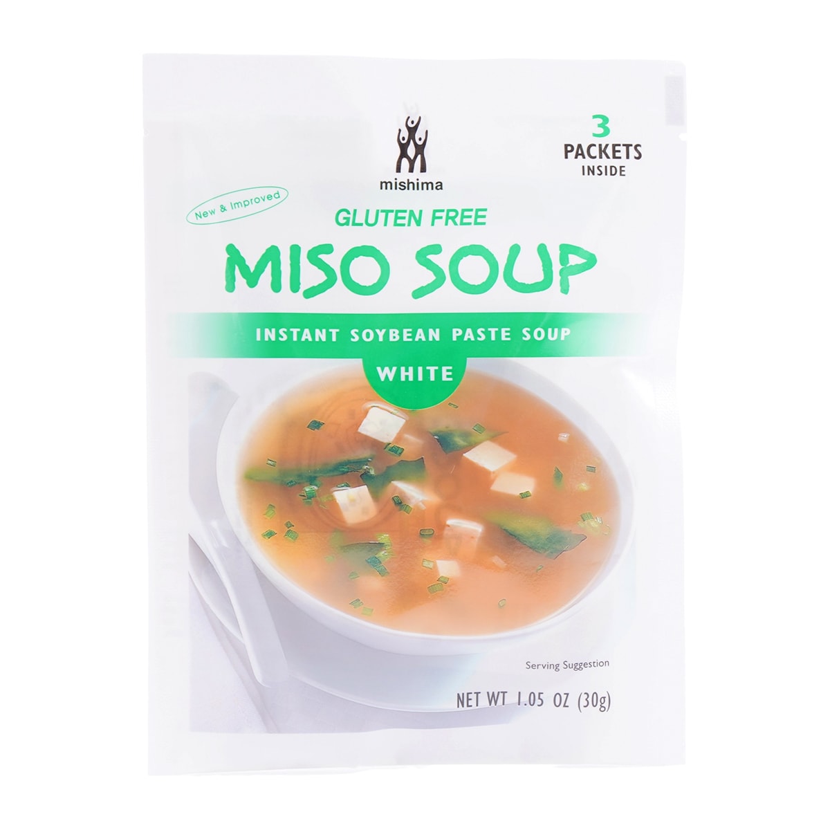 Kikkoman Spinach Miso Instant Soup (40g) ｜ 大統華超級市場