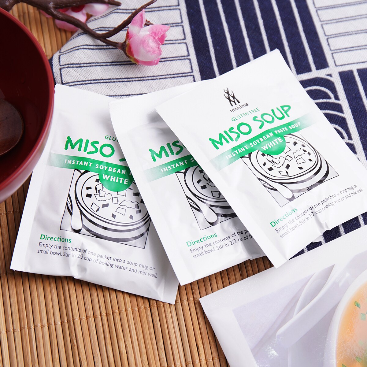 ゆさこ Kikkoman Spinach Miso Instant Soup (40g) ｜ 大統華超級市場