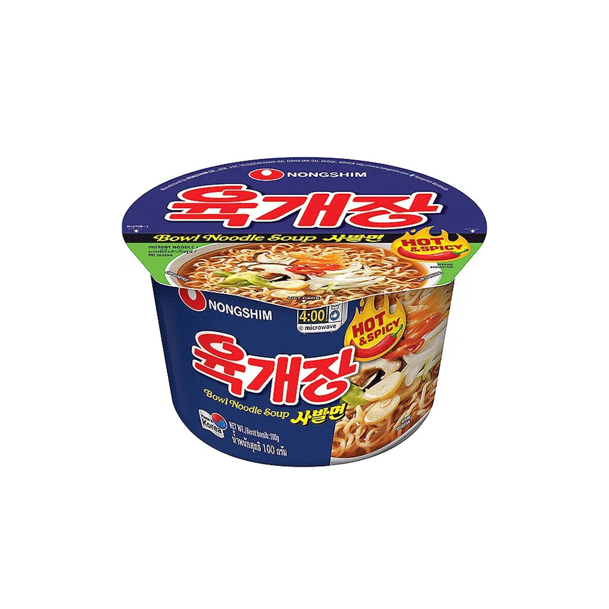 NONG SHIM YUKGJNG SABAL BOWL NOODLE ｜ 大统华超级市场