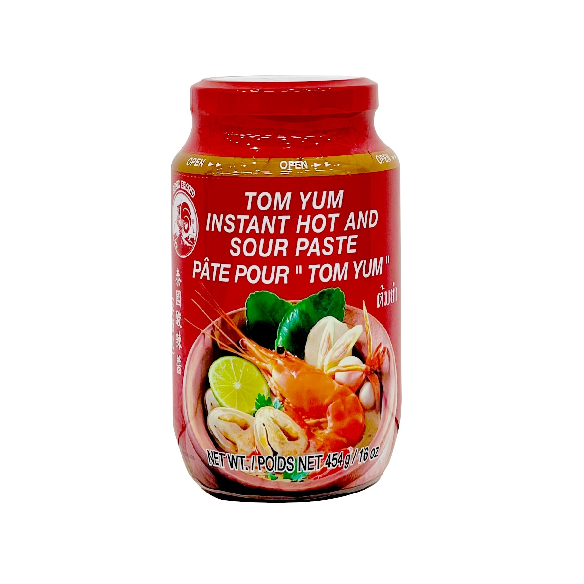 Cock Brand Tom Yum Shrimp Paste (454g) ｜ 大统华超级市场
