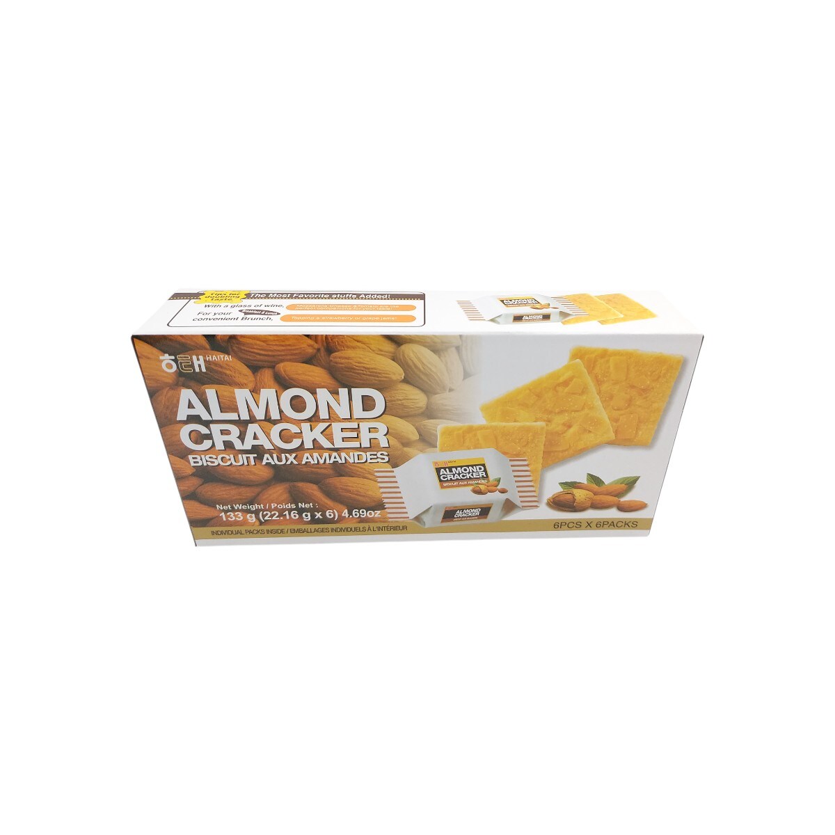 Hai Tai Almond Cracker (22.16gx6) ｜ 大統華超級市場