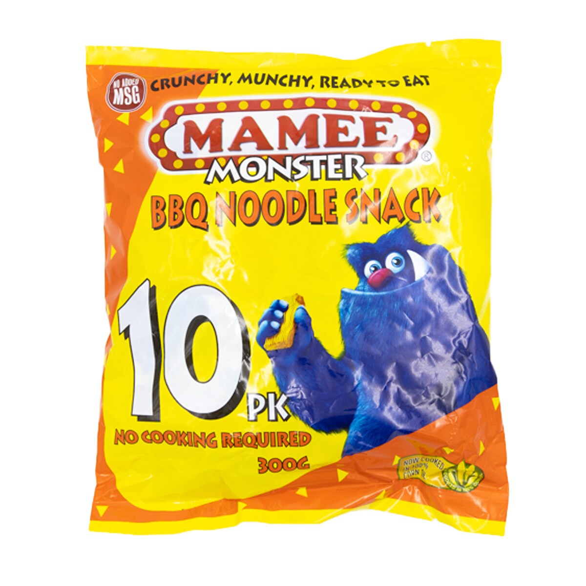 Mamee Monster BBQ Noodle Snack (30gx10) | T&T Supermarket