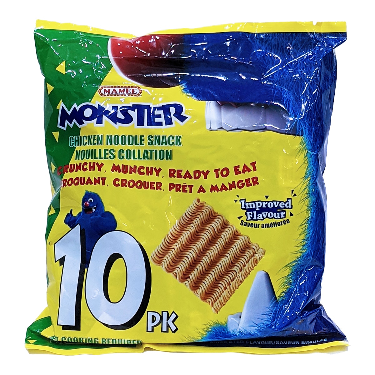 Mamee Monster Chicken Noodle Snack (30gx10) ｜ T&T Supermarché